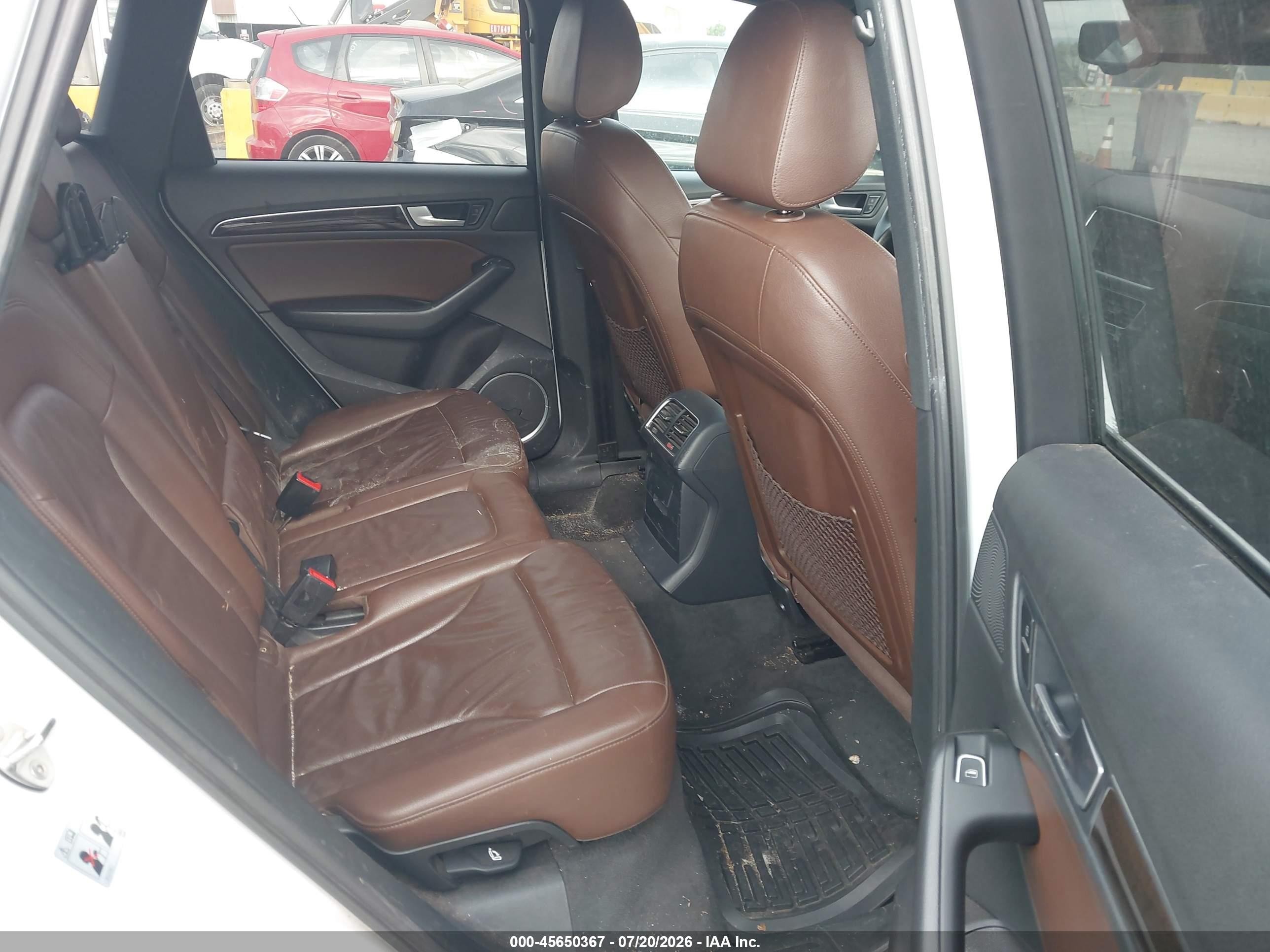 2014 Audi Q5 3.0t Premium Plus White vin: WA1DGAFP2EA039742