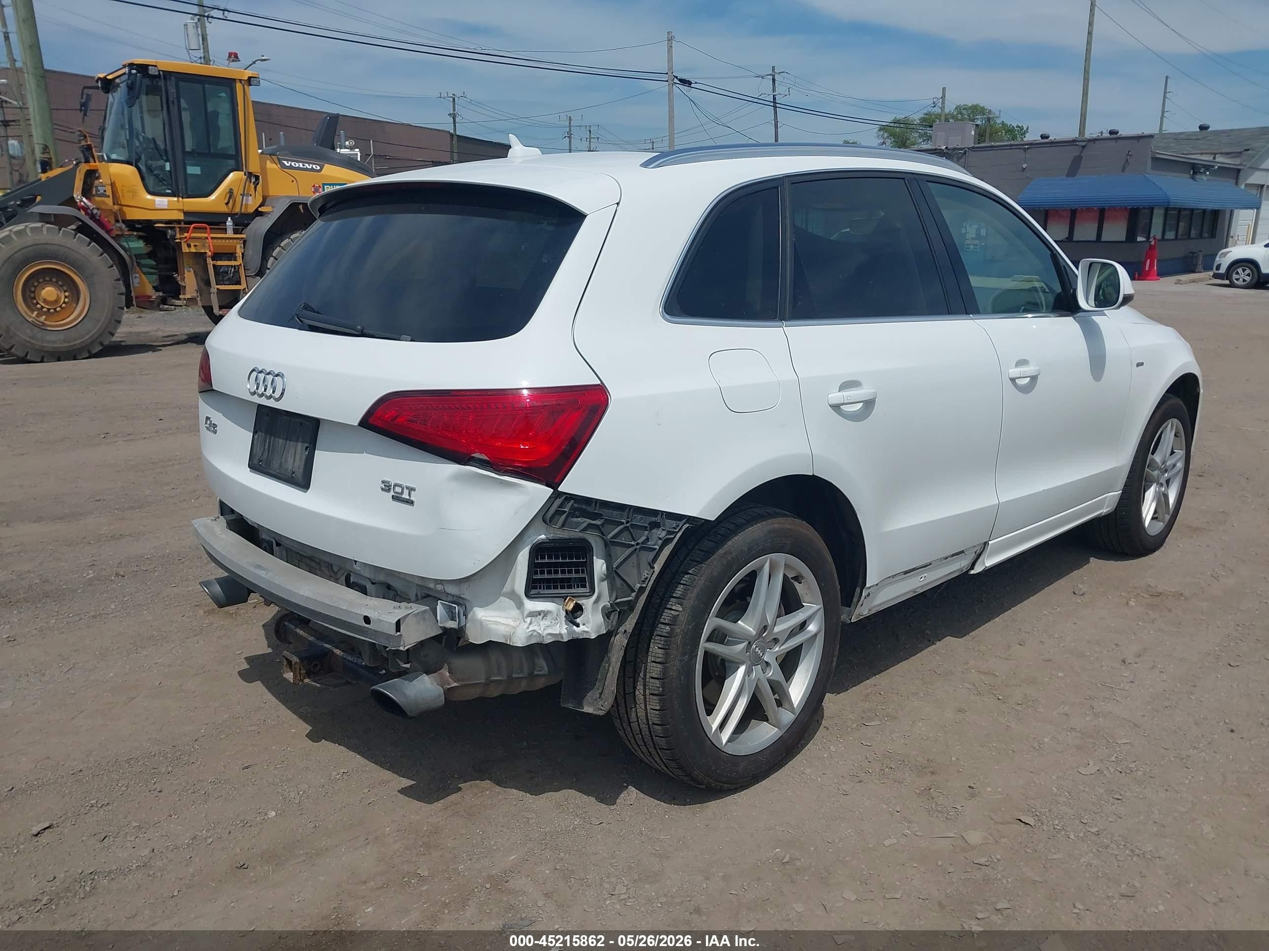 2014 Audi Q5 3.0t Premium Plus White vin: WA1DGAFP2EA126430
