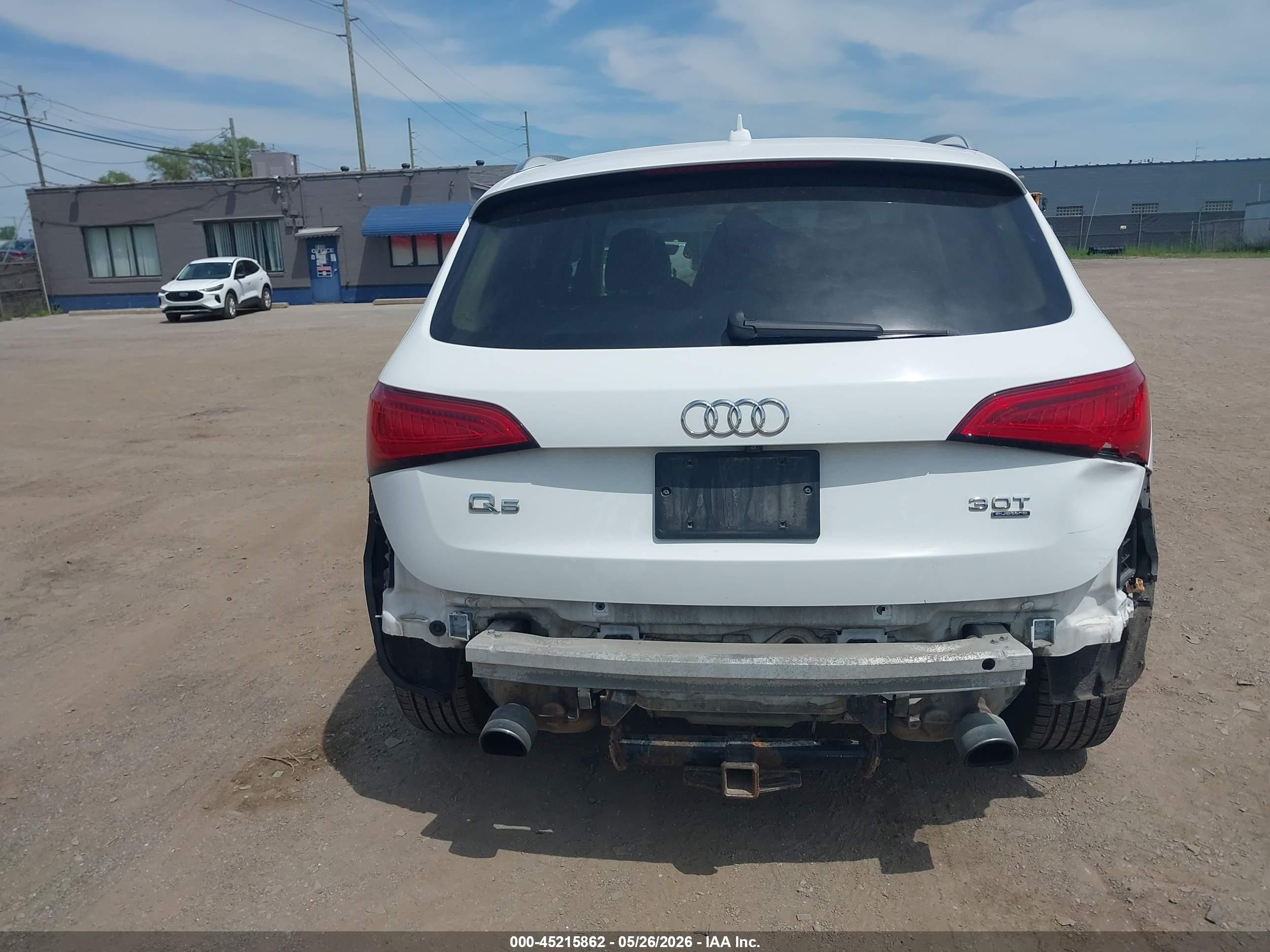 2014 Audi Q5 3.0t Premium Plus White vin: WA1DGAFP2EA126430
