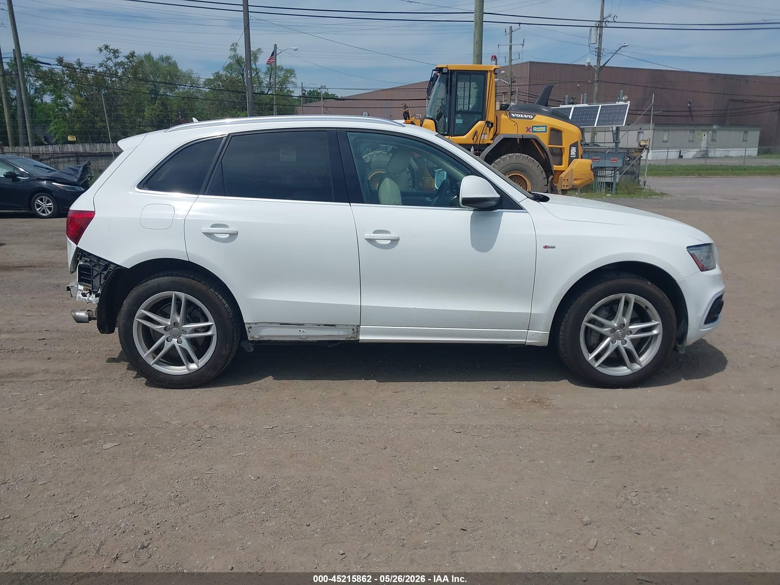 2014 Audi Q5 3.0t Premium Plus White vin: WA1DGAFP2EA126430