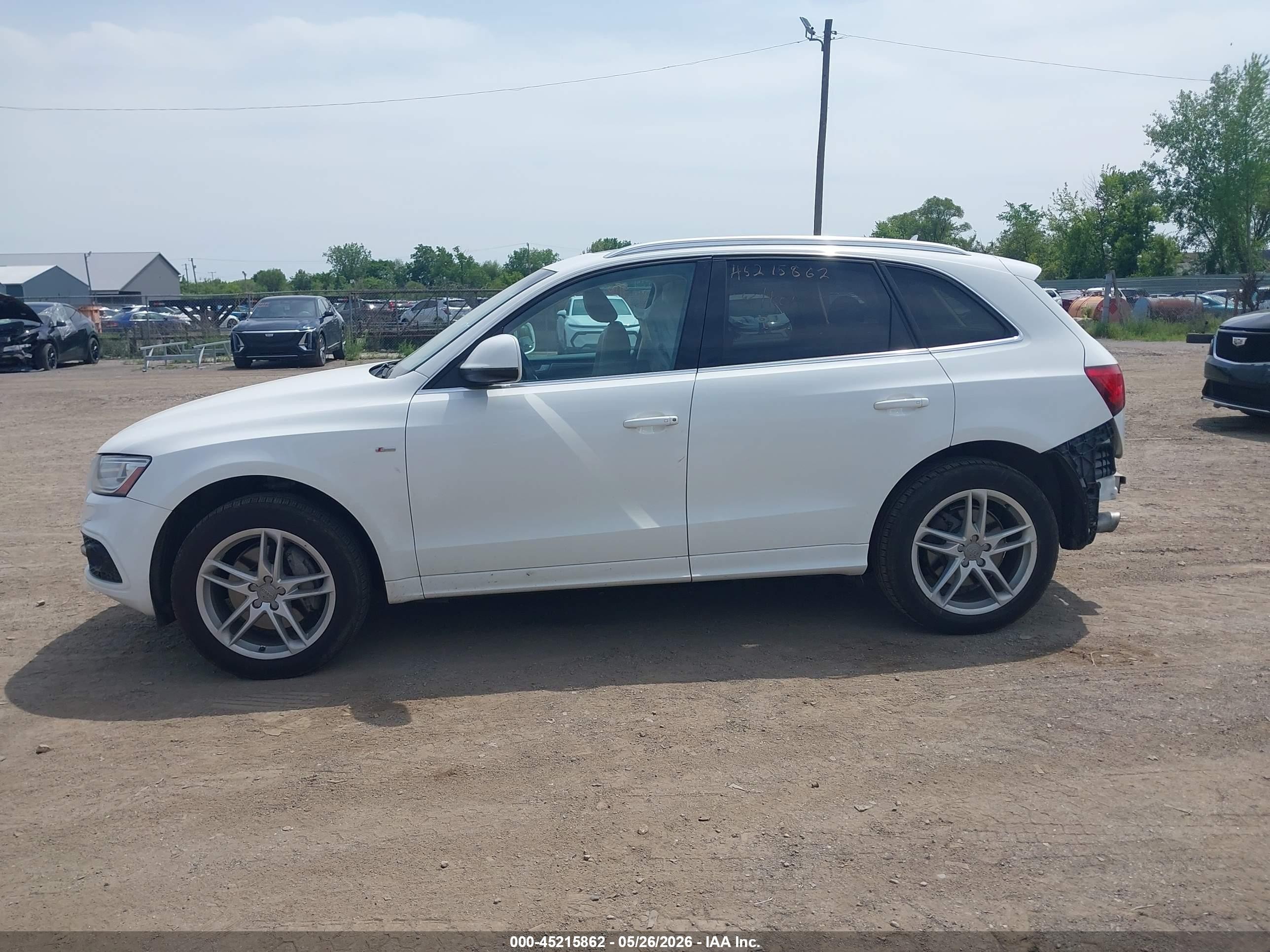 2014 Audi Q5 3.0t Premium Plus White vin: WA1DGAFP2EA126430