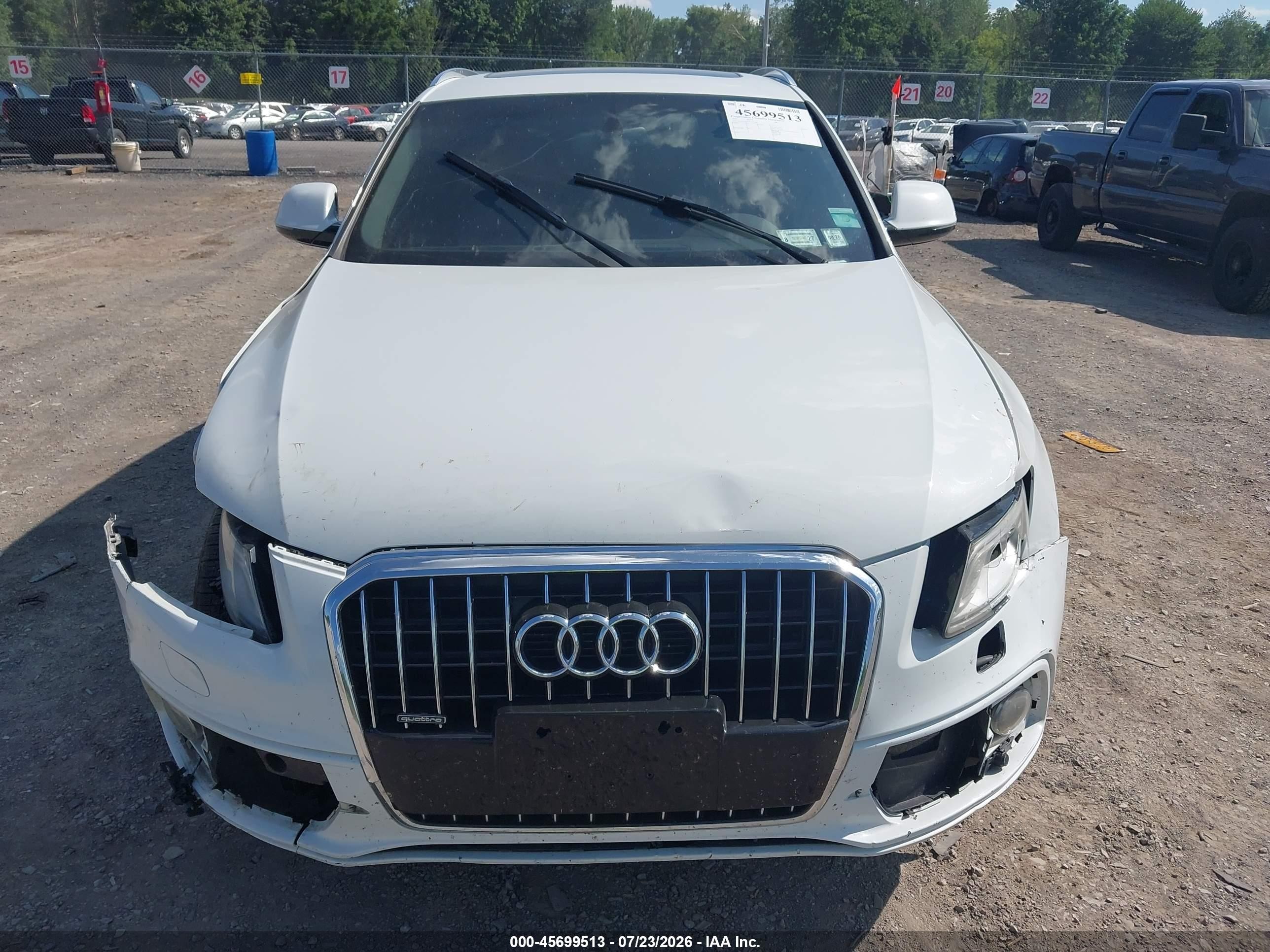 2015 Audi Q5 3.0t Premium Plus Белый vin: WA1DGAFP2FA067140