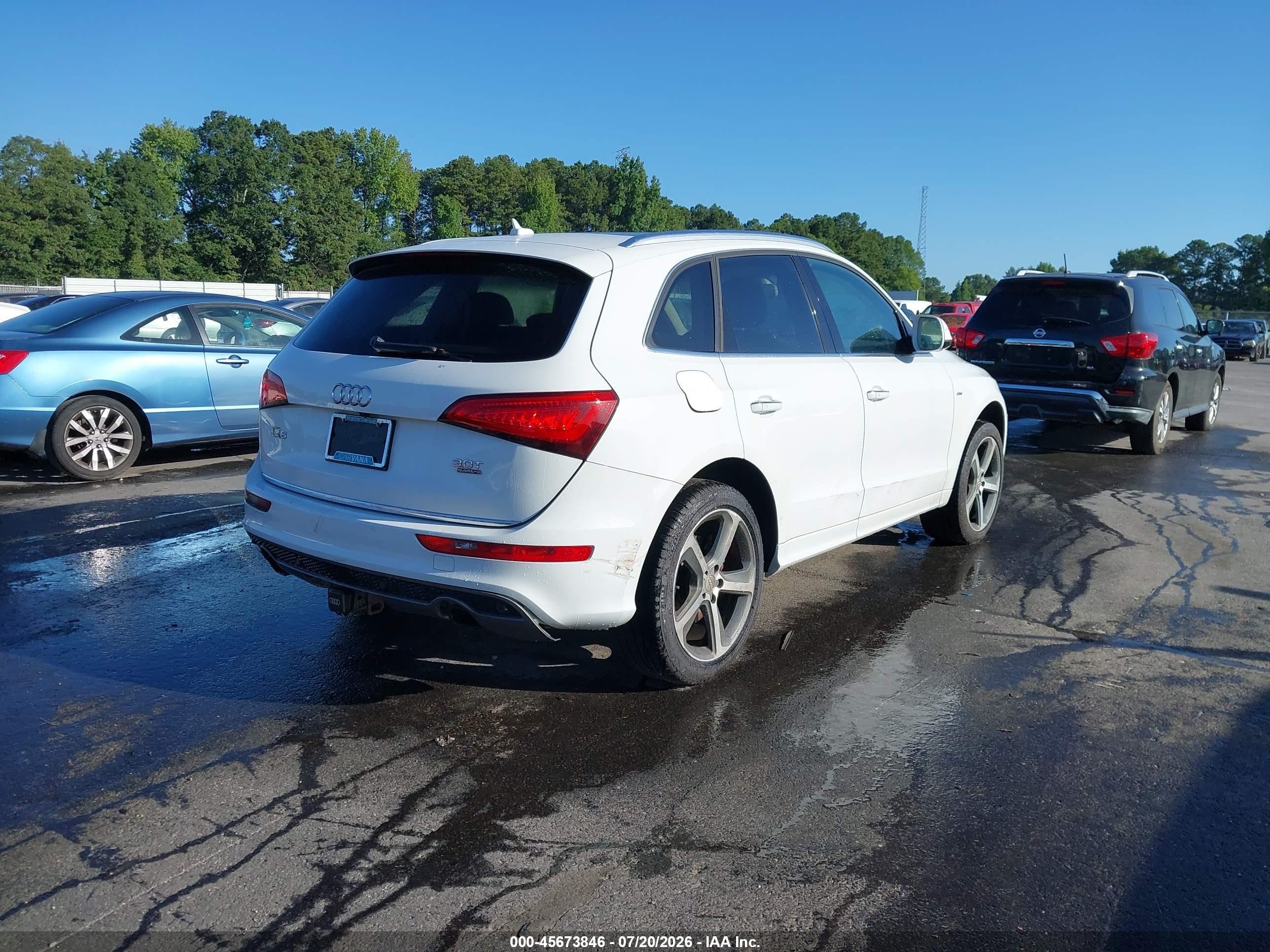2015 Audi Q5 3.0t Premium Plus Белый vin: WA1DGAFP2FA115736