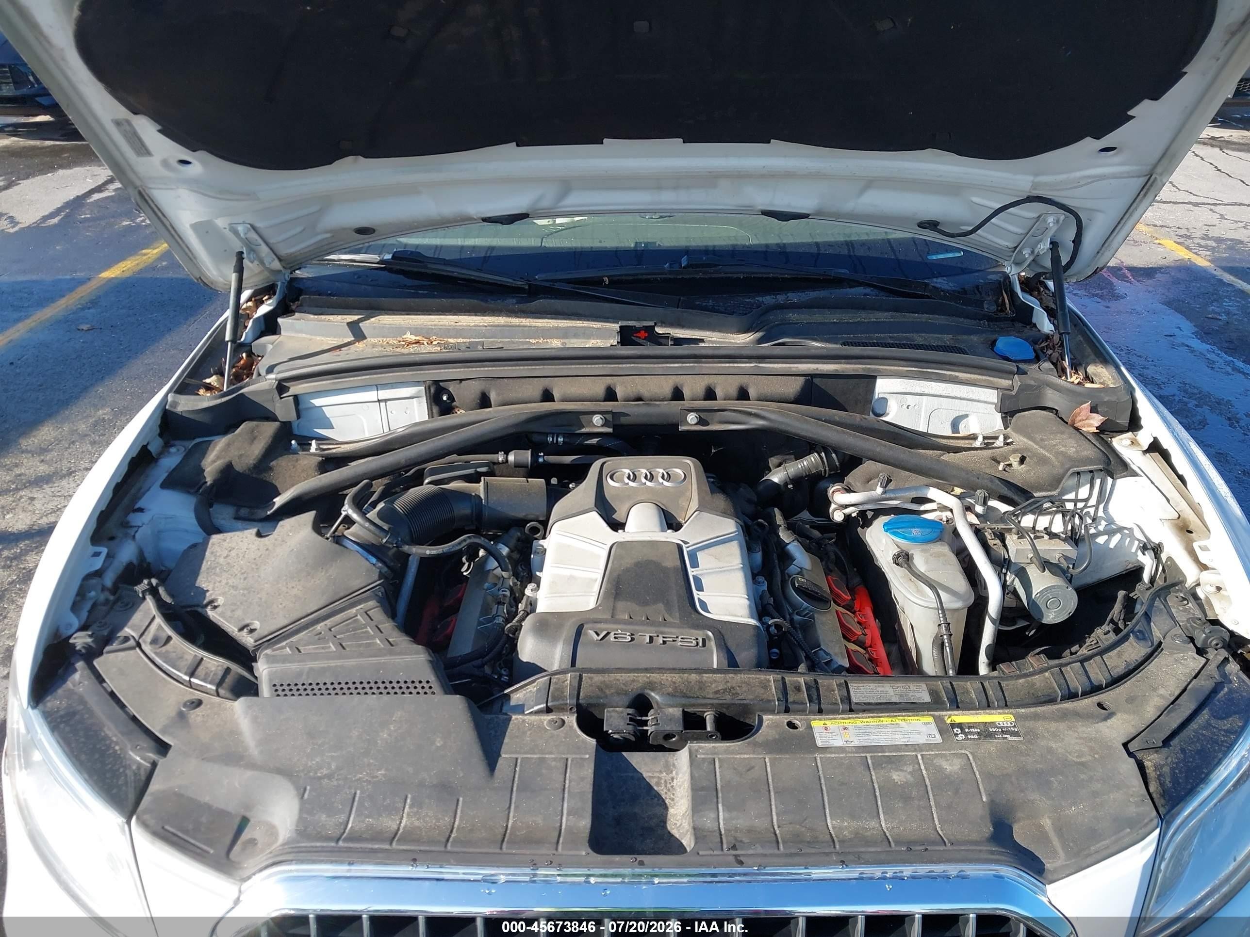 2015 Audi Q5 3.0t Premium Plus Белый vin: WA1DGAFP2FA115736