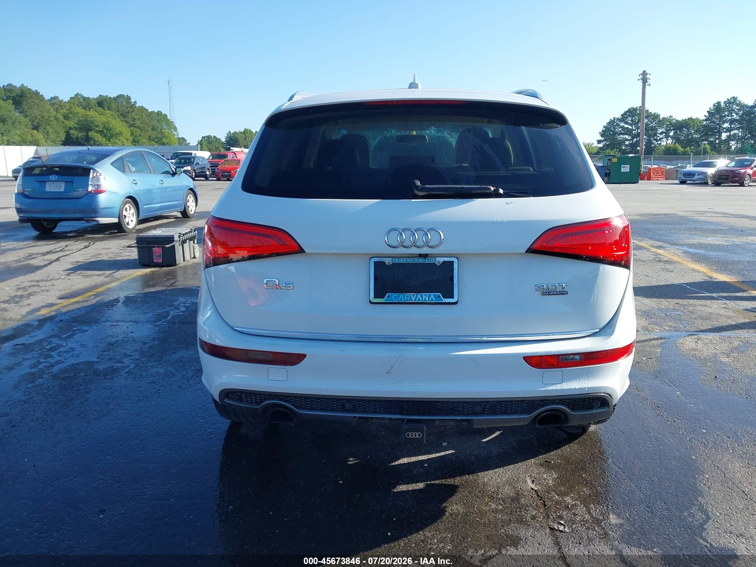 2015 Audi Q5 3.0t Premium Plus Белый vin: WA1DGAFP2FA115736