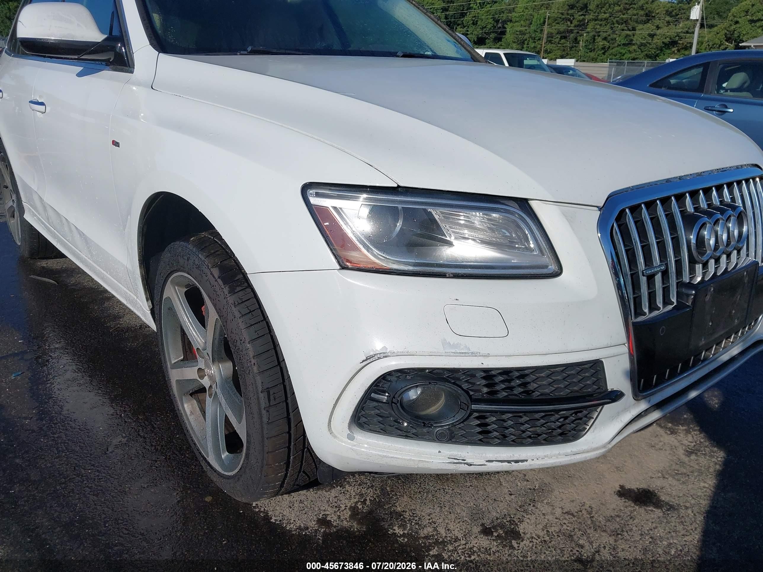 2015 Audi Q5 3.0t Premium Plus Белый vin: WA1DGAFP2FA115736