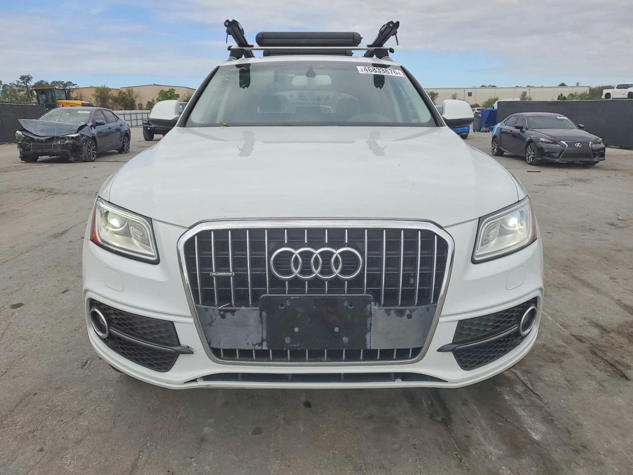 2014 Audi Q5 Premium Plus White vin: WA1DGAFP3EA023176