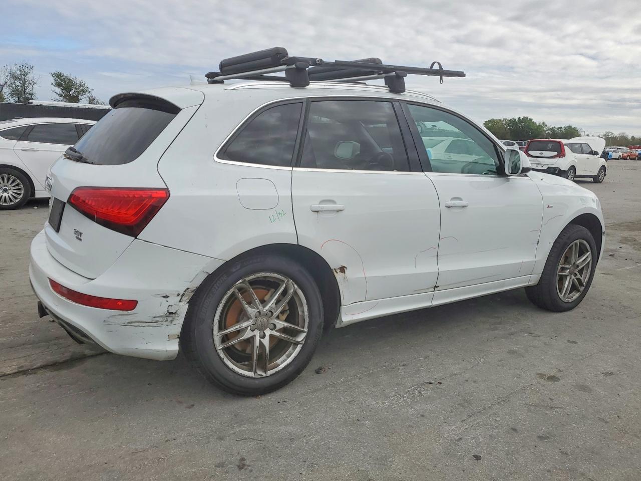 2014 Audi Q5 Premium Plus White vin: WA1DGAFP3EA023176