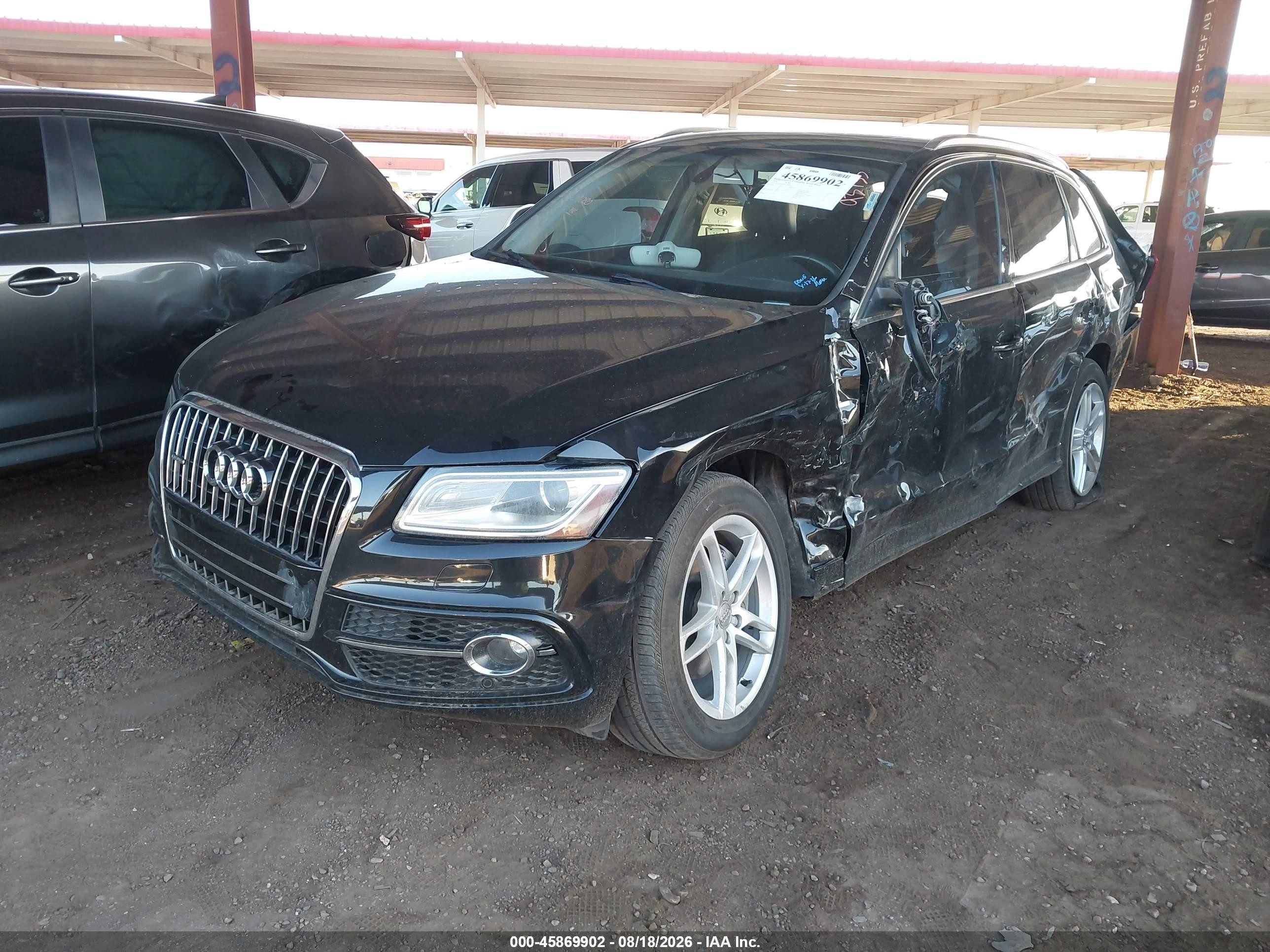 2014 Audi Q5 3.0t Premium Plus Black vin: WA1DGAFP3EA100712