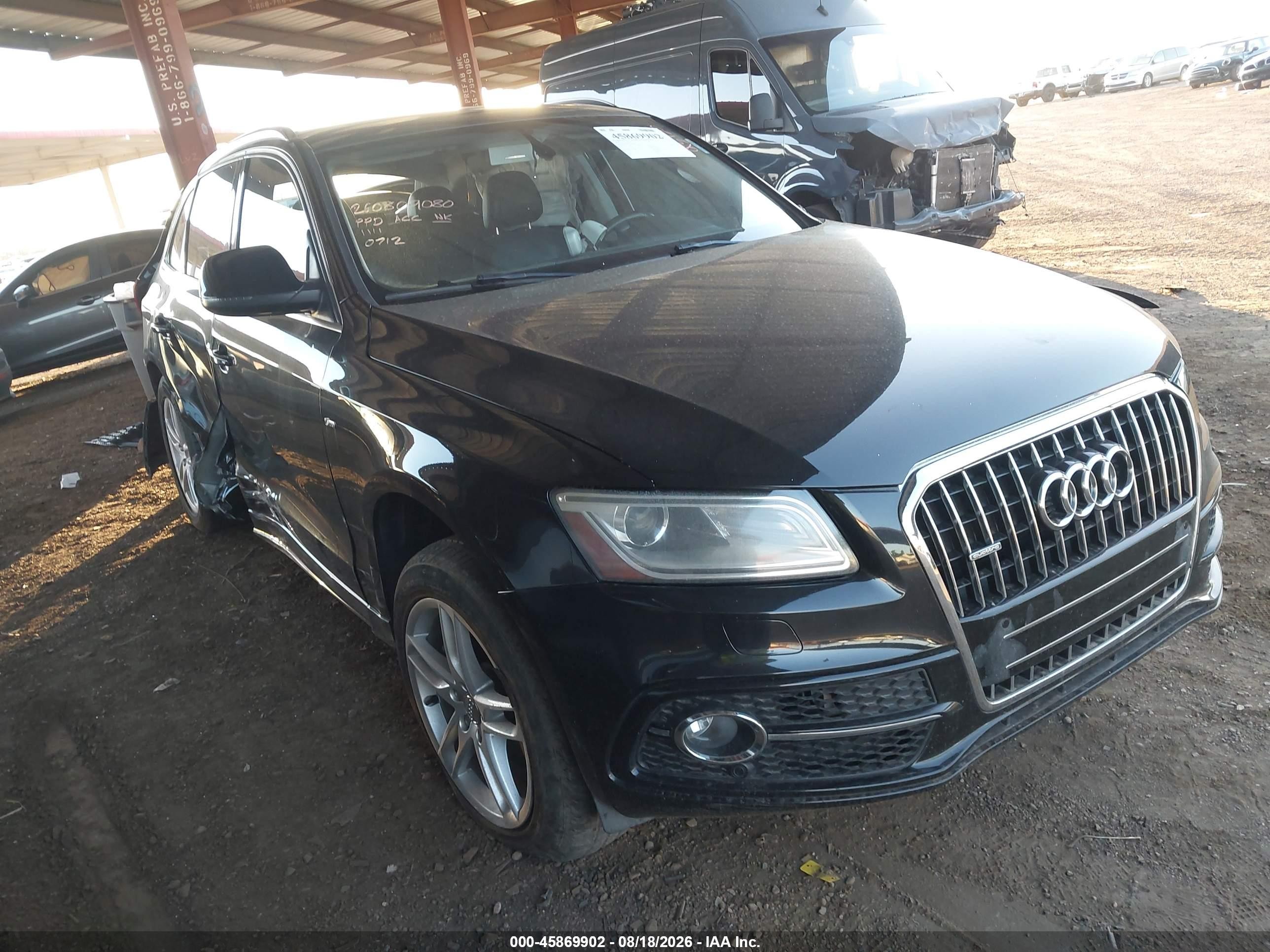 2014 Audi Q5 3.0t Premium Plus Черный vin: WA1DGAFP3EA100712