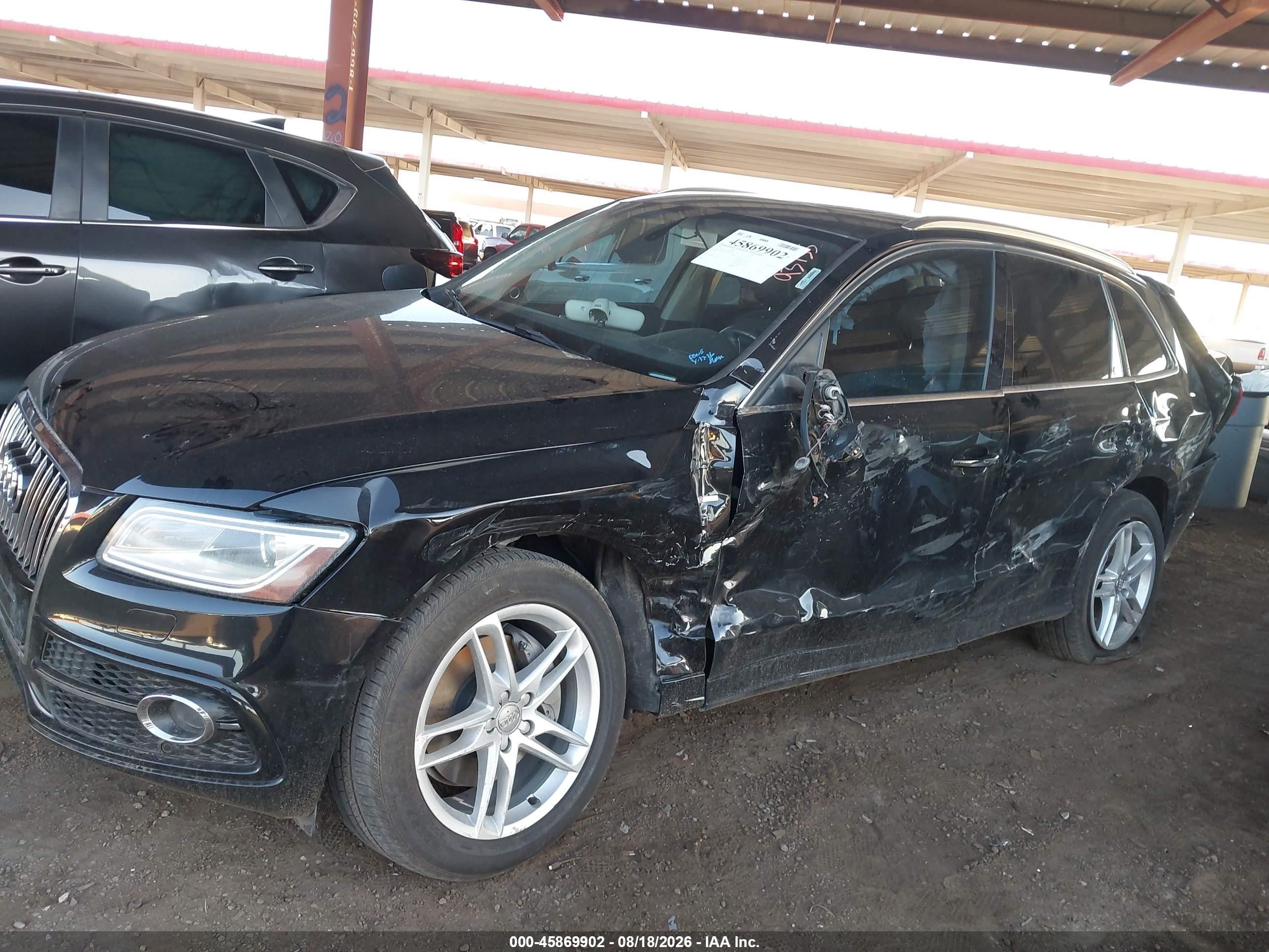 2014 Audi Q5 3.0t Premium Plus Black vin: WA1DGAFP3EA100712