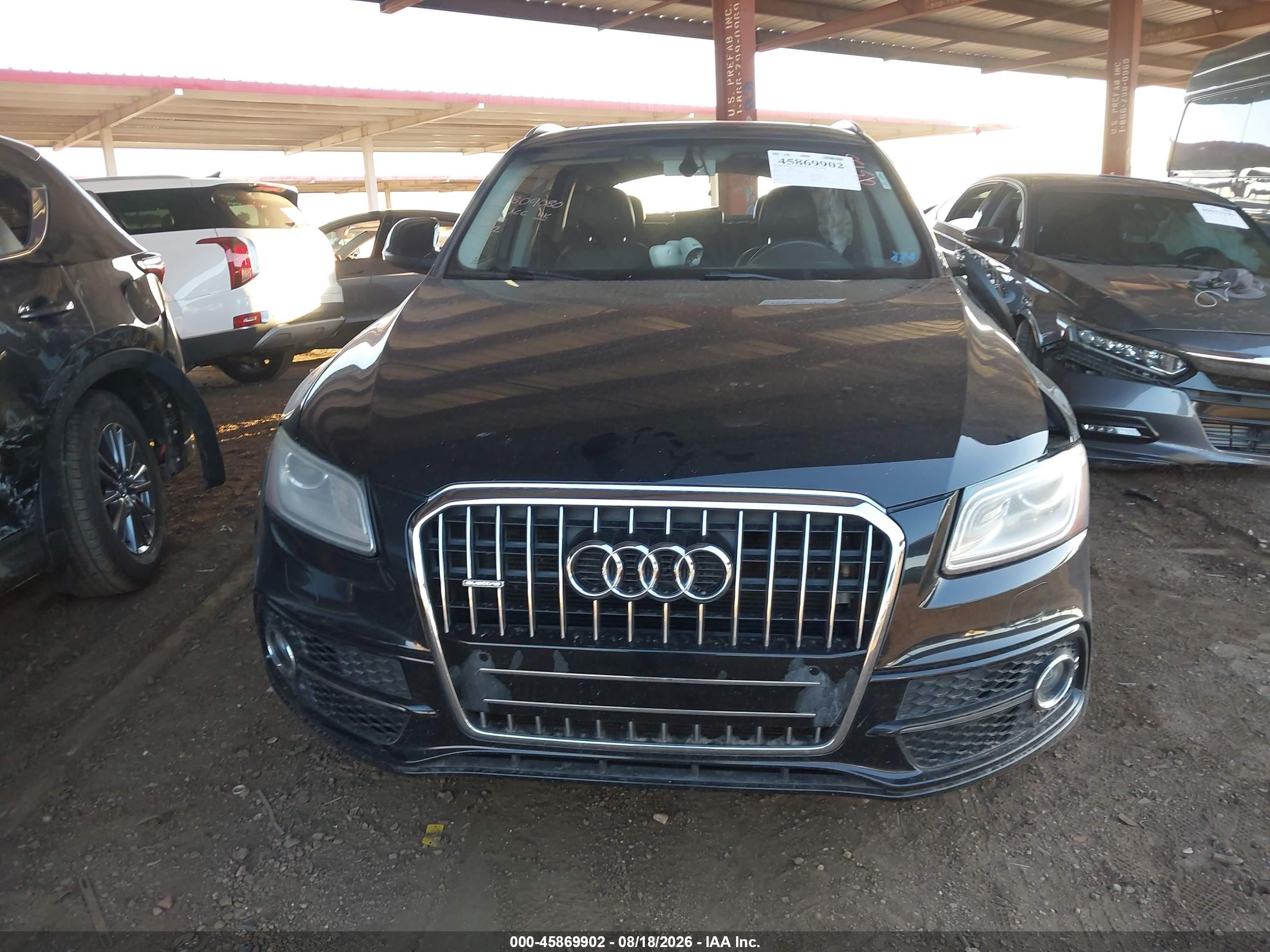 2014 Audi Q5 3.0t Premium Plus Black vin: WA1DGAFP3EA100712