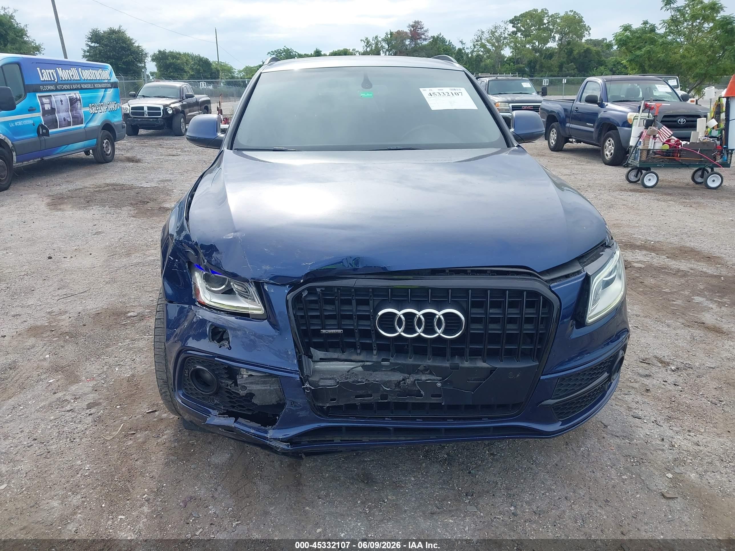 2015 Audi Q5 3.0t Premium Plus Dark Blue vin: WA1DGAFP3FA052310
