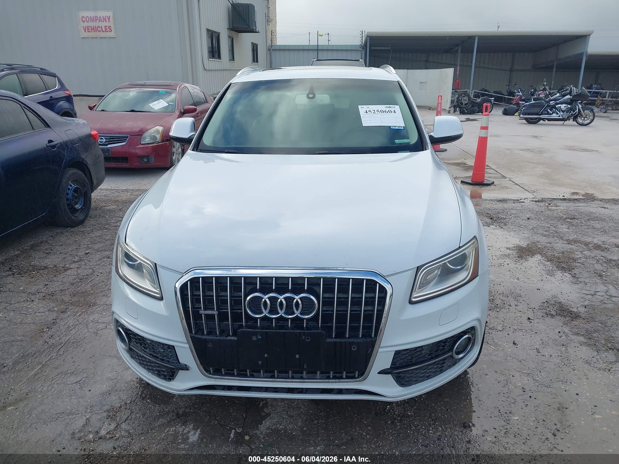 2015 Audi Q5 3.0t Premium Plus White vin: WA1DGAFP3FA059998