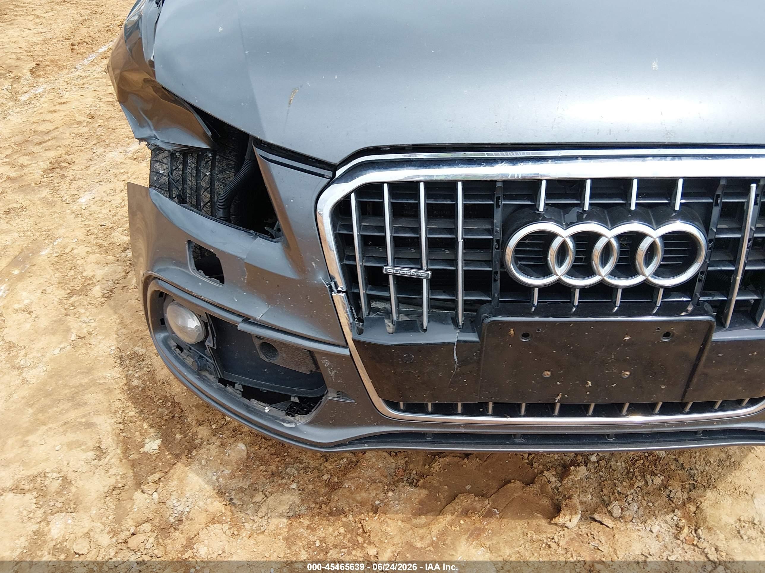 2015 Audi Q5 3.0t Premium Plus Gray vin: WA1DGAFP3FA100002