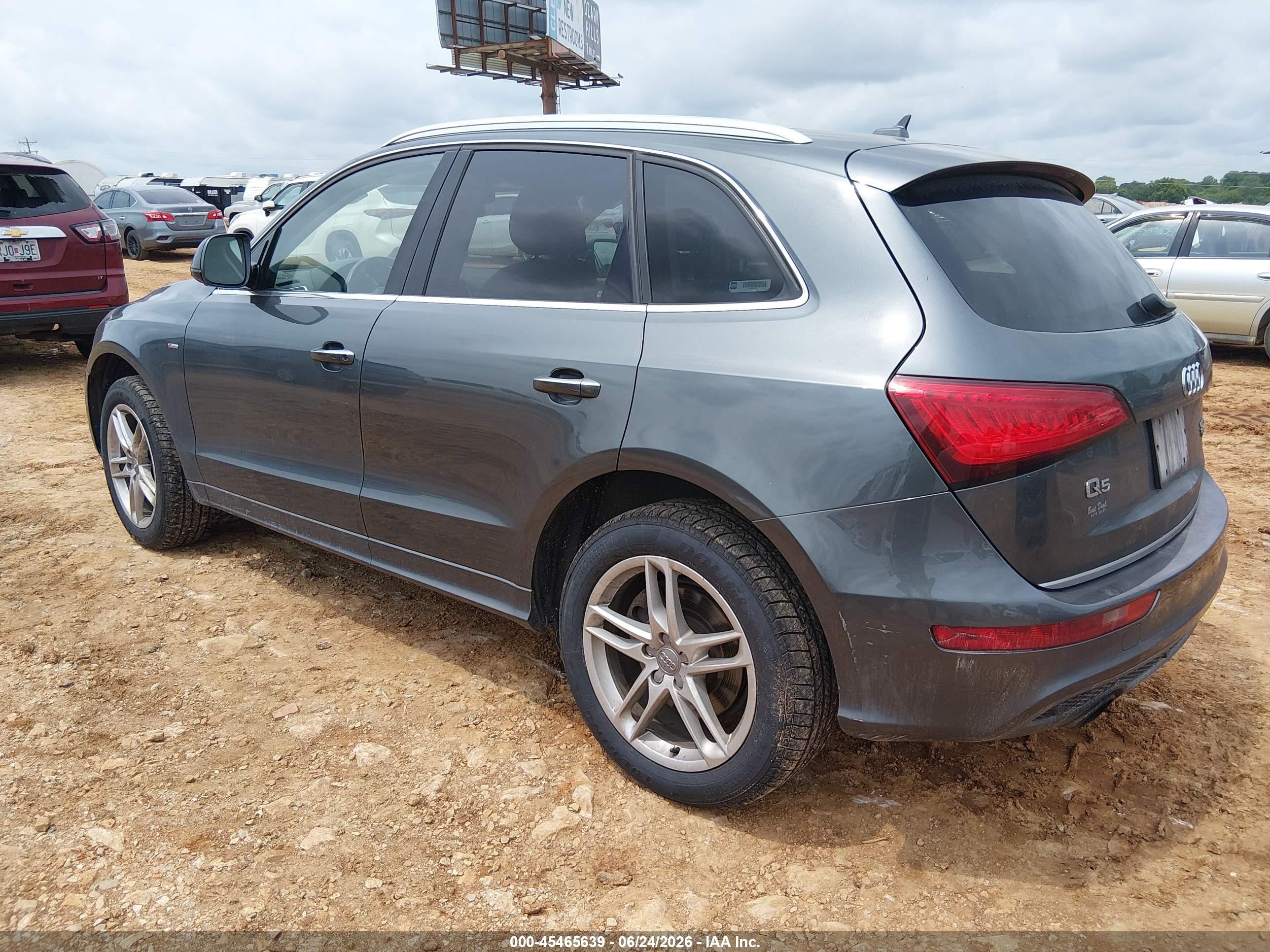 2015 Audi Q5 3.0t Premium Plus Gray vin: WA1DGAFP3FA100002