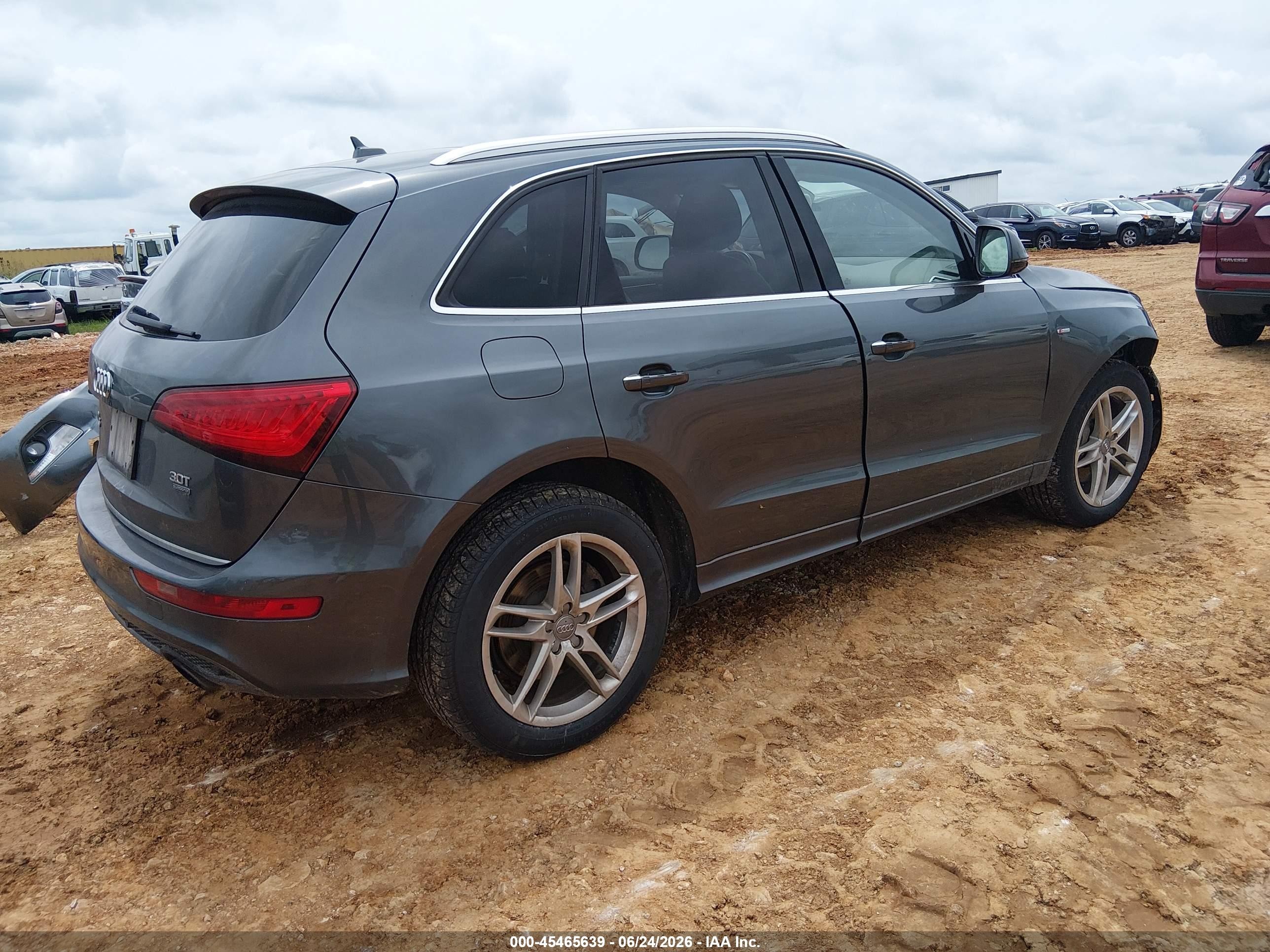 2015 Audi Q5 3.0t Premium Plus Gray vin: WA1DGAFP3FA100002