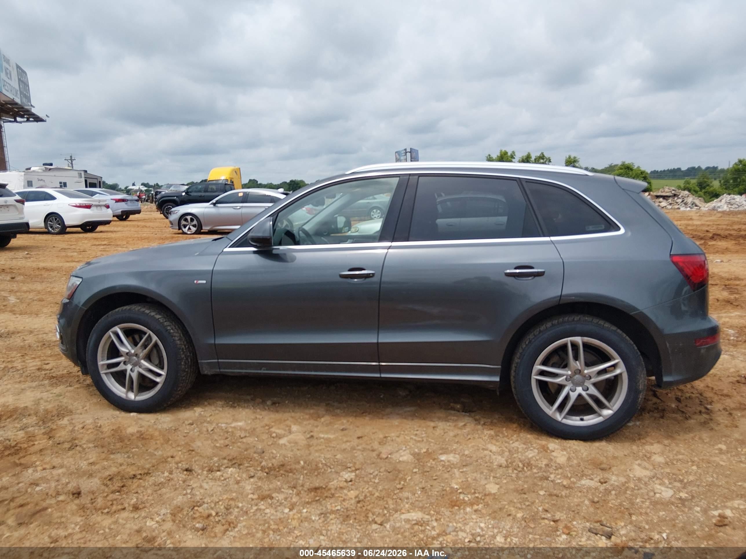 2015 Audi Q5 3.0t Premium Plus Gray vin: WA1DGAFP3FA100002