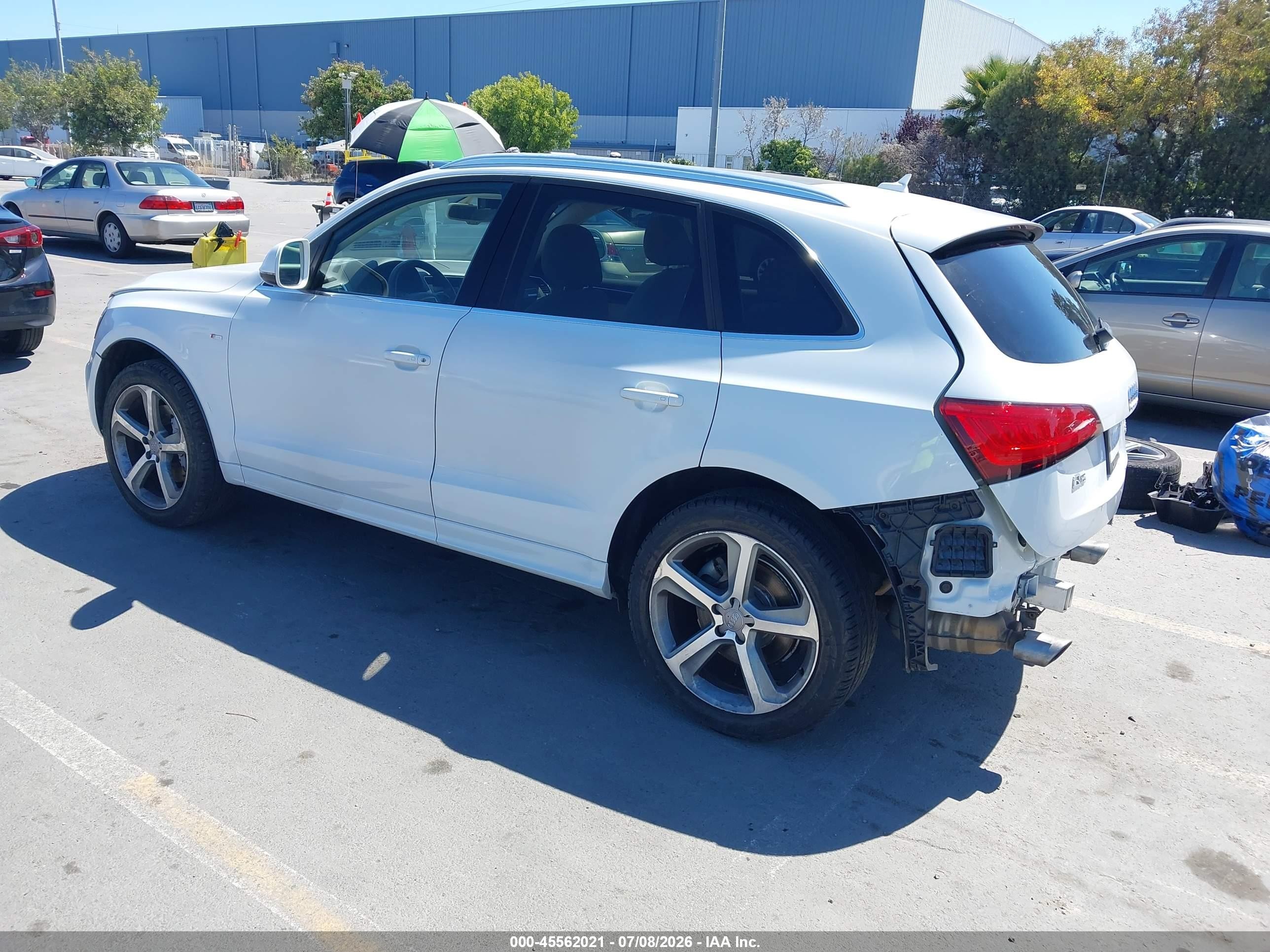 2014 Audi Q5 3.0t Premium Plus White vin: WA1DGAFP4EA059538