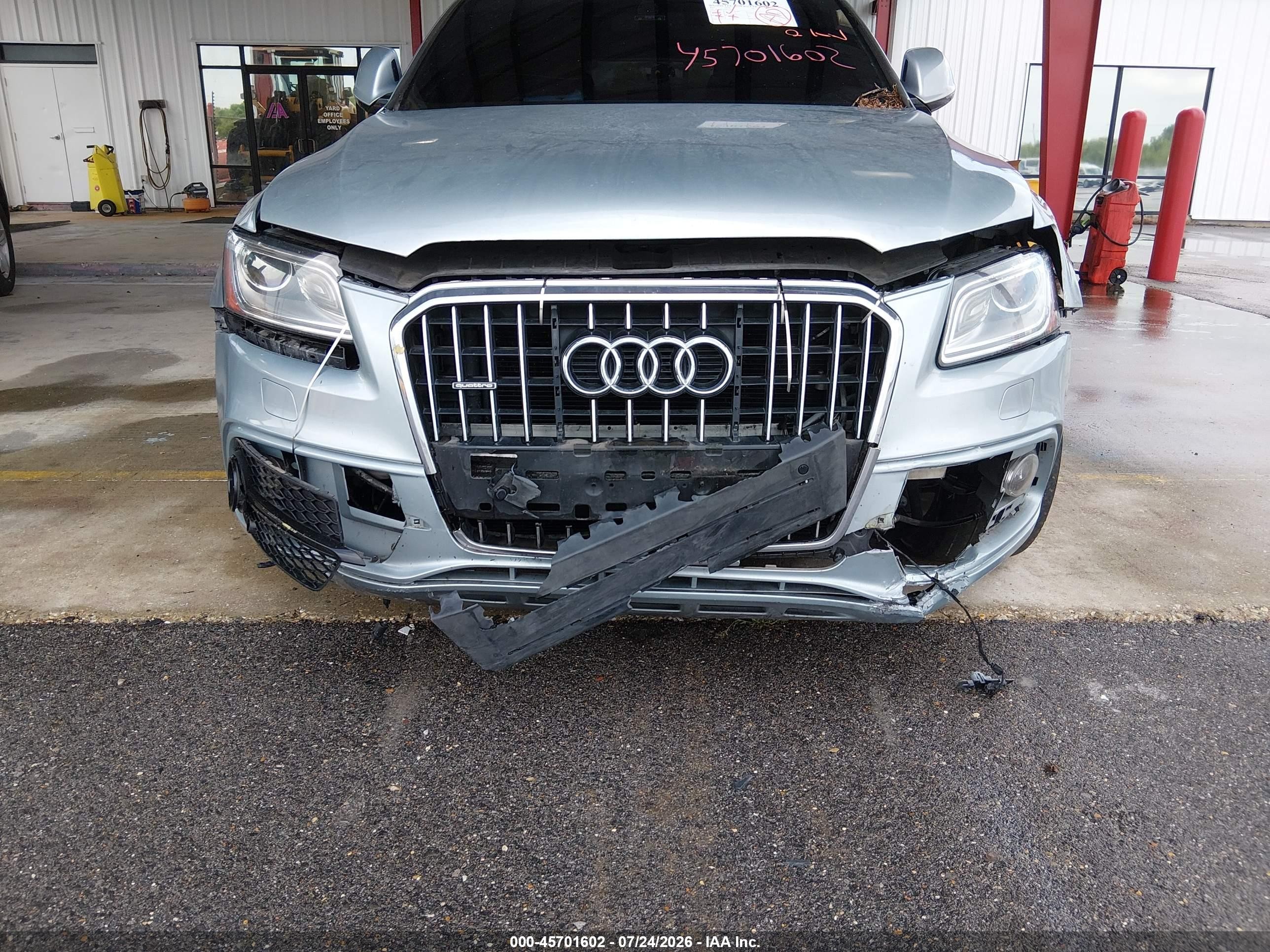 2015 Audi Q5 3.0t Premium Plus Light Blue vin: WA1DGAFP4FA119805