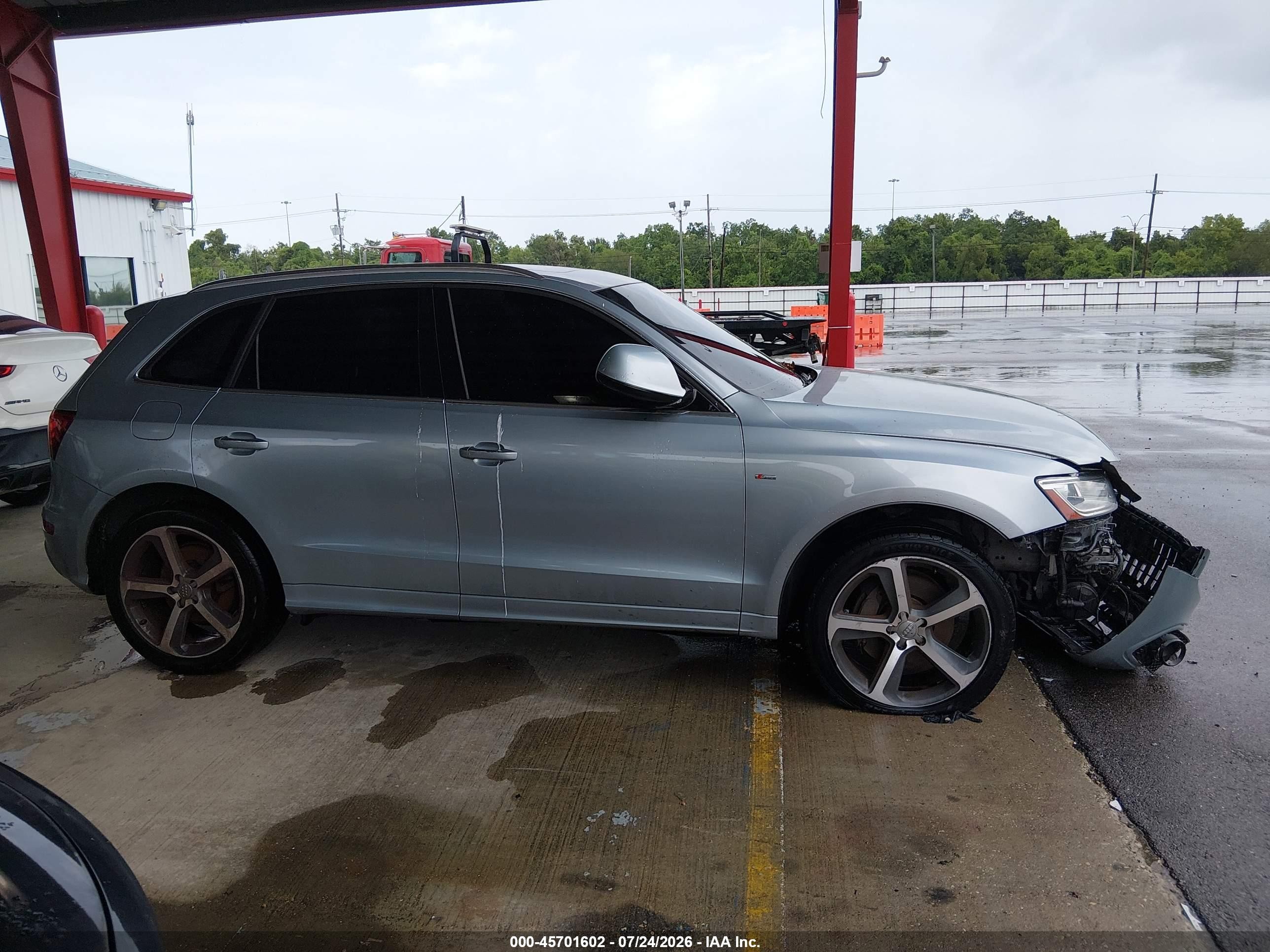 2015 Audi Q5 3.0t Premium Plus Light Blue vin: WA1DGAFP4FA119805