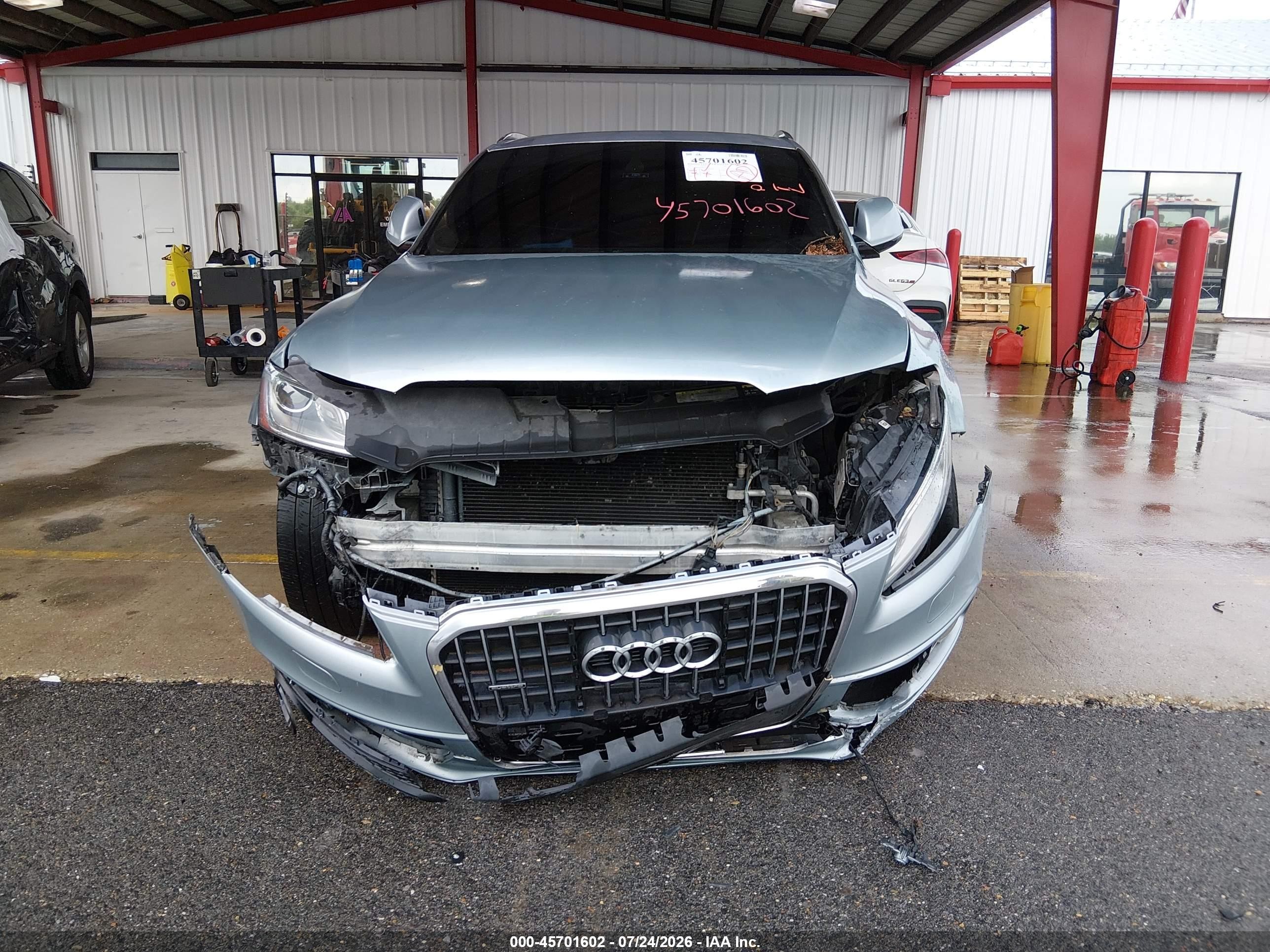 2015 Audi Q5 3.0t Premium Plus Light Blue vin: WA1DGAFP4FA119805