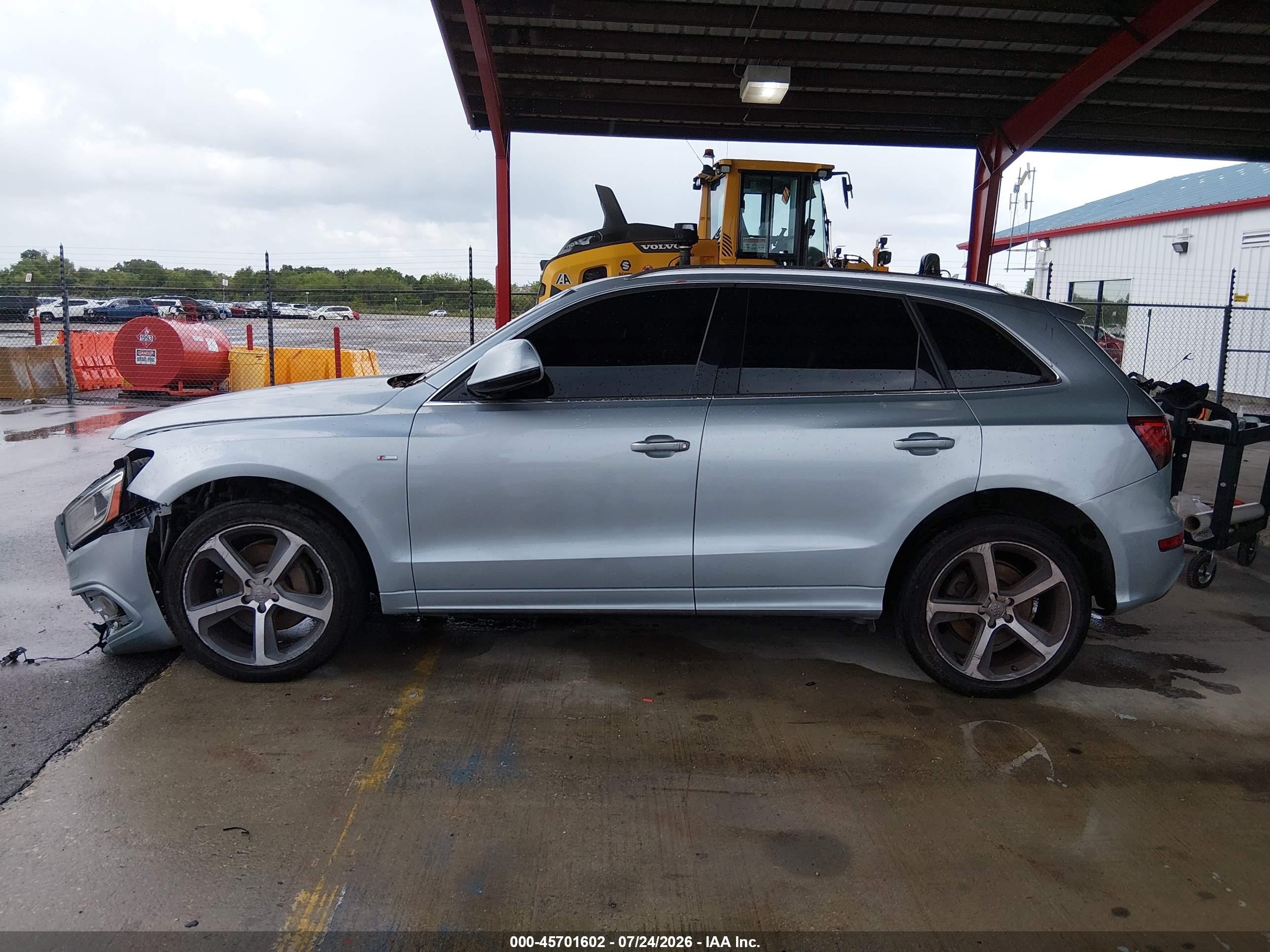 2015 Audi Q5 3.0t Premium Plus Light Blue vin: WA1DGAFP4FA119805