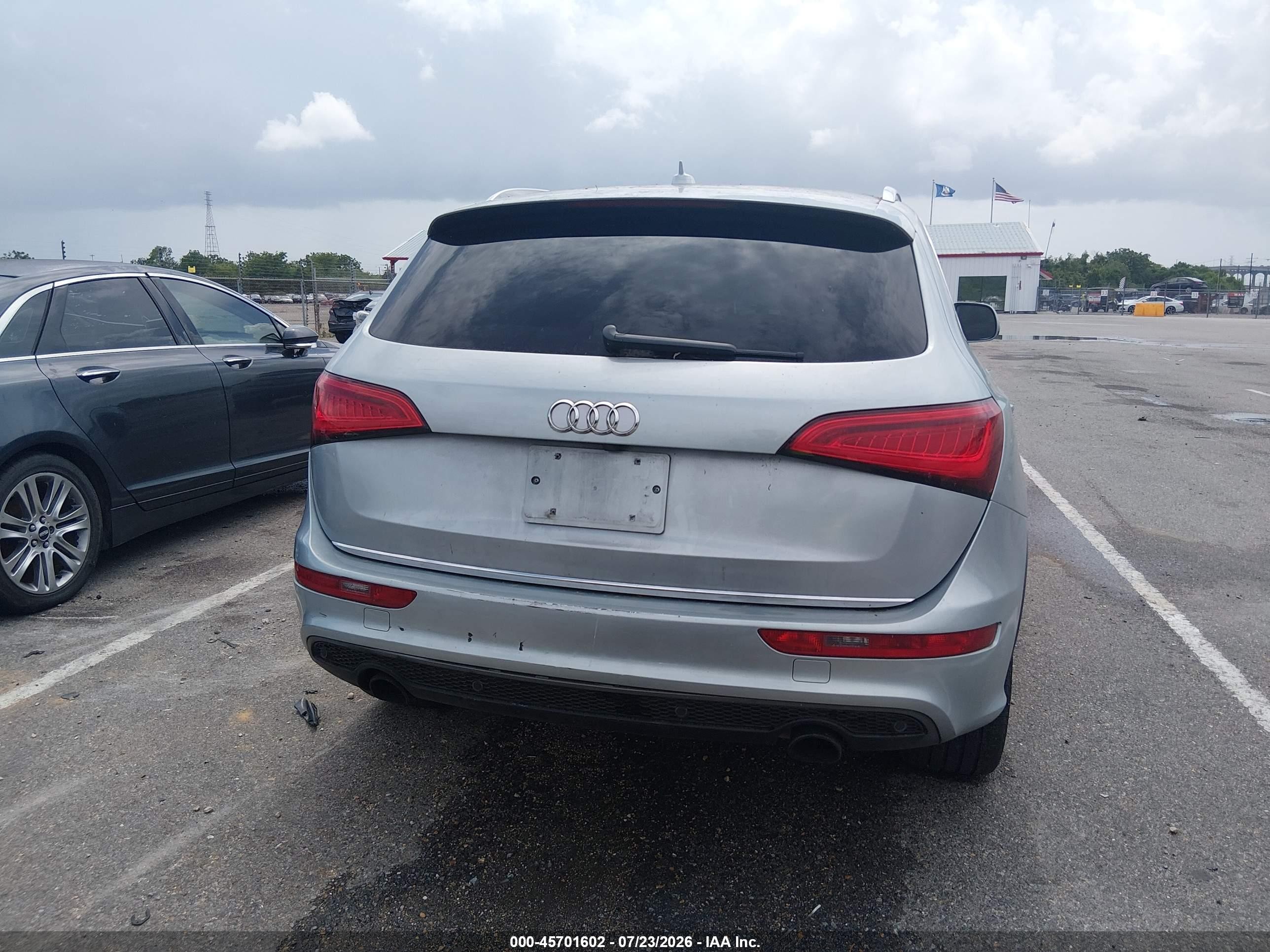 2015 Audi Q5 3.0t Premium Plus Light Blue vin: WA1DGAFP4FA119805