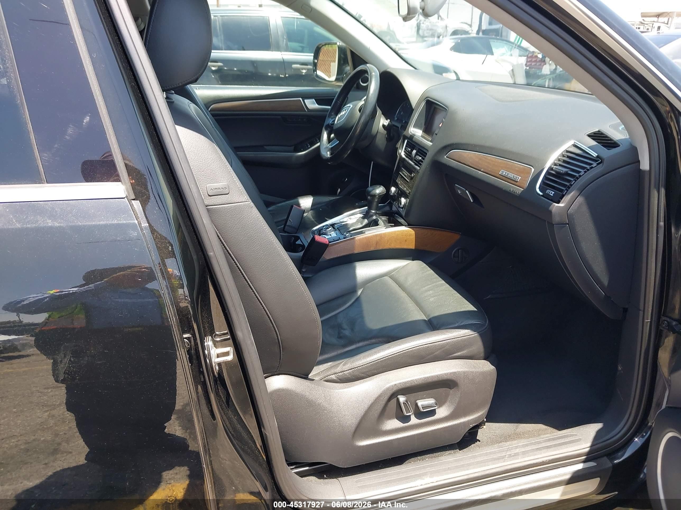 2013 Audi Q5 3.0t Premium Plus Black vin: WA1DGAFP5DA040253