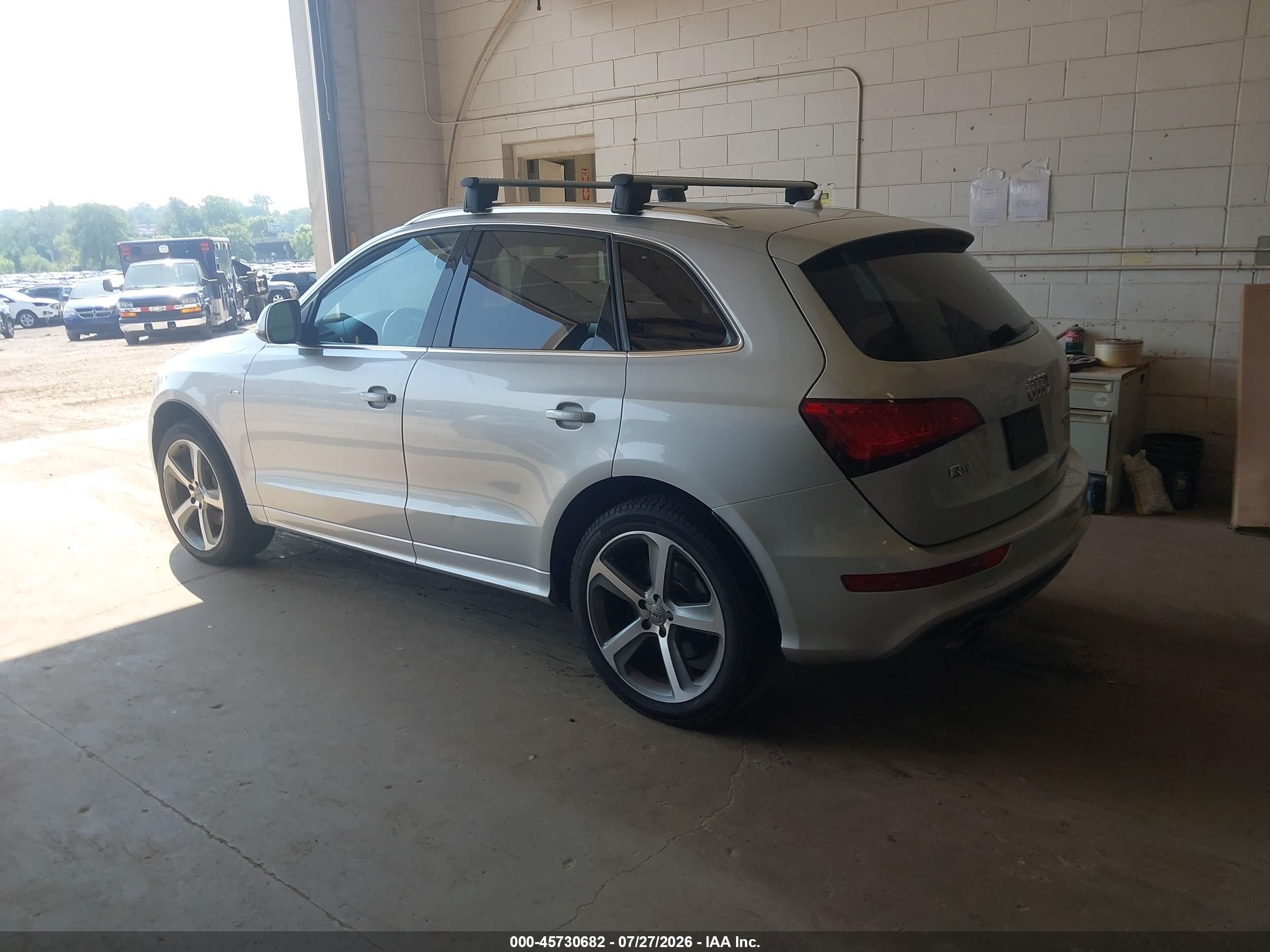 2013 Audi Q5 3.0t Premium Plus Silver vin: WA1DGAFP5DA066478