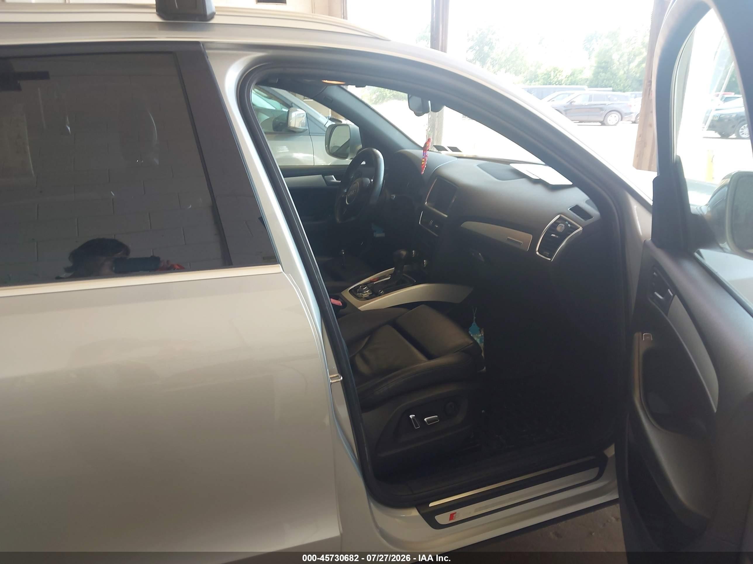 2013 Audi Q5 3.0t Premium Plus Silver vin: WA1DGAFP5DA066478