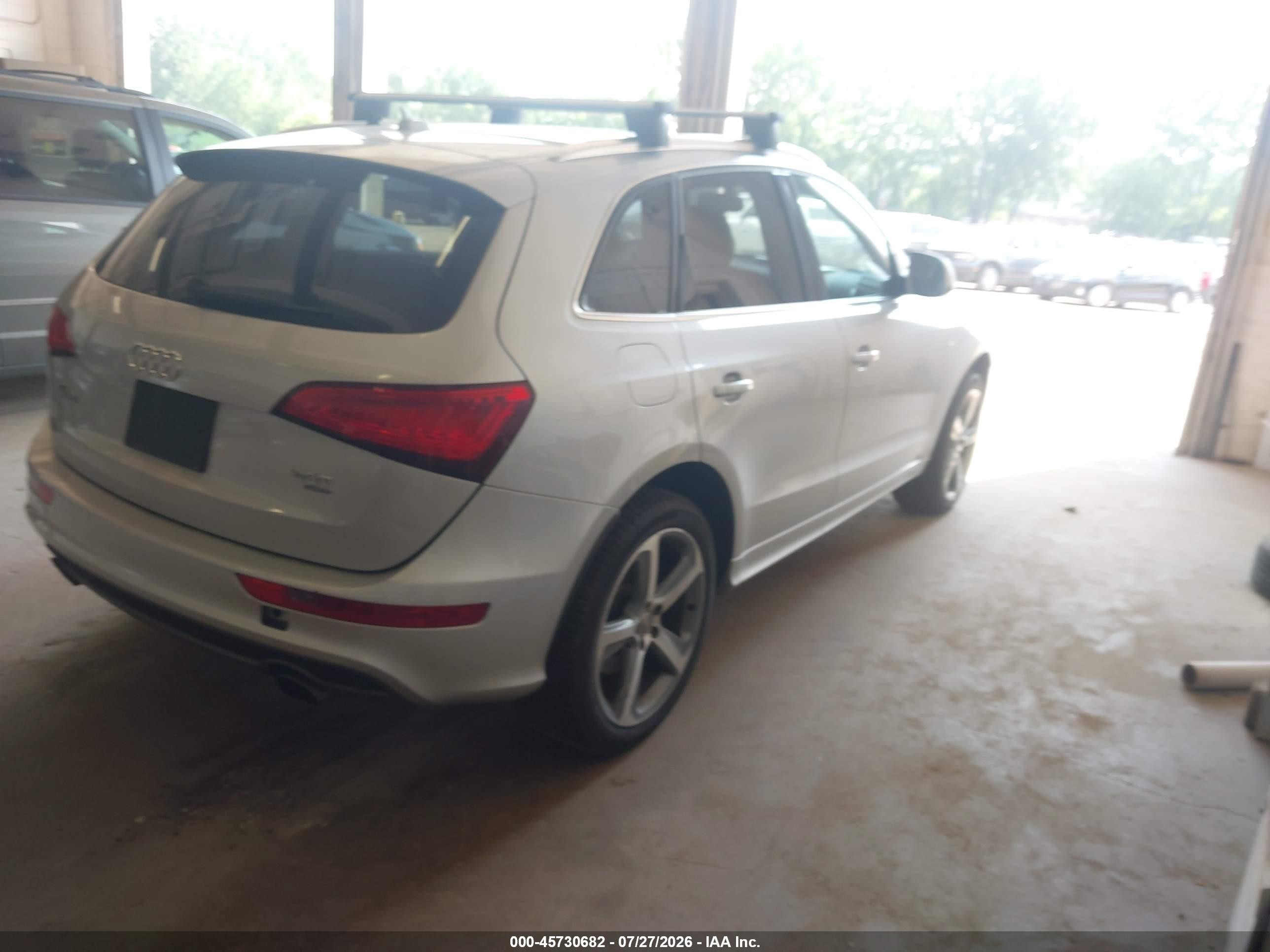 2013 Audi Q5 3.0t Premium Plus Silver vin: WA1DGAFP5DA066478