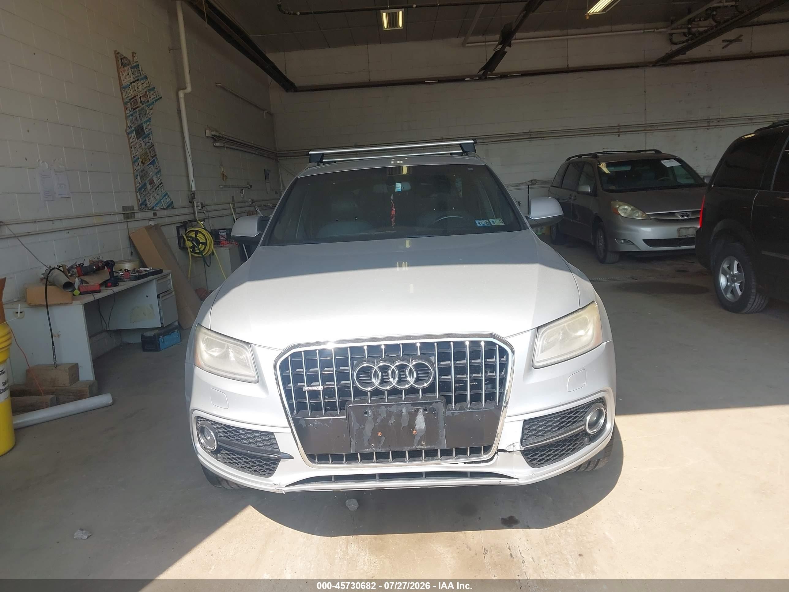 2013 Audi Q5 3.0t Premium Plus Silver vin: WA1DGAFP5DA066478