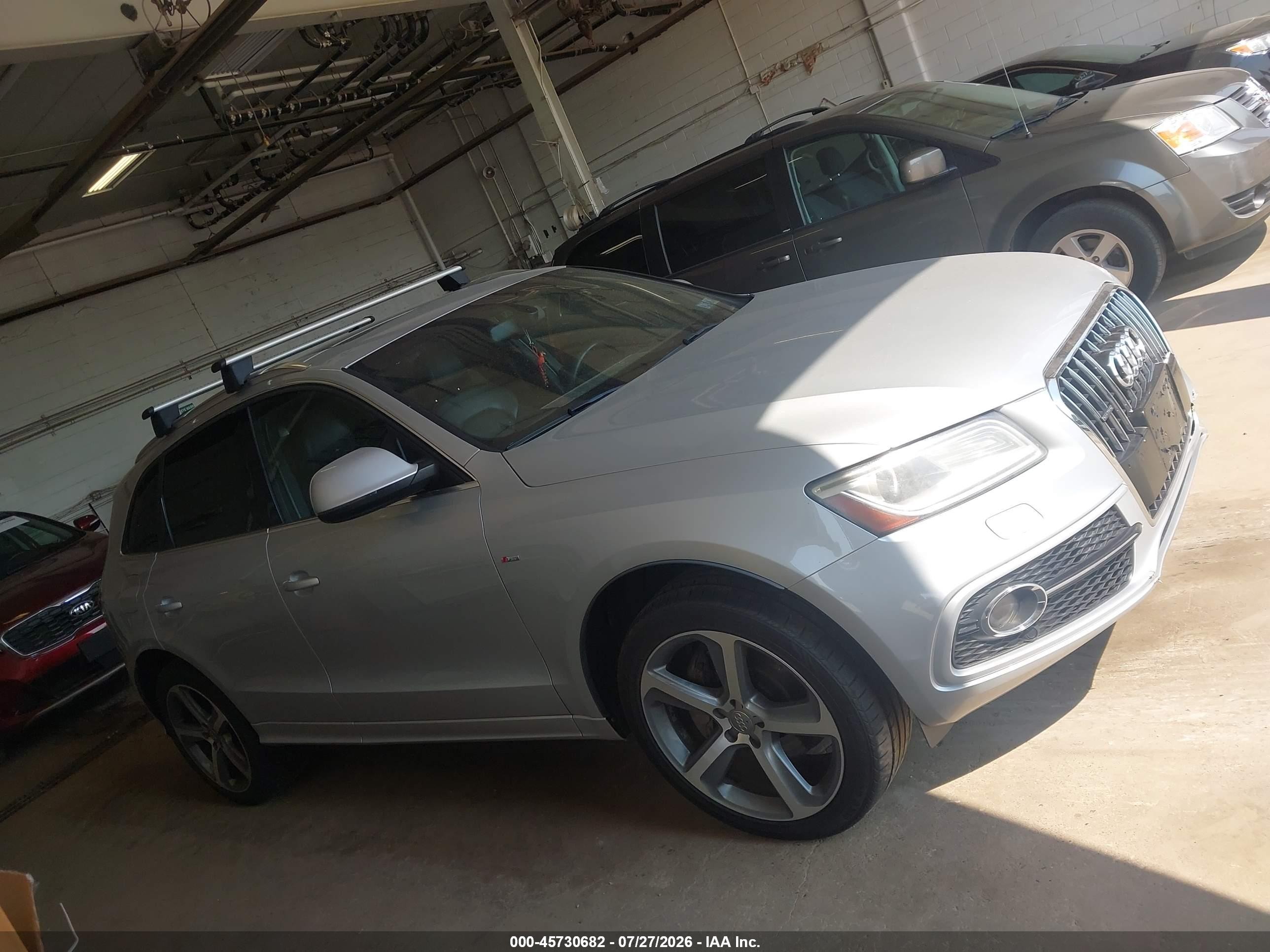 2013 Audi Q5 3.0t Premium Plus Silver vin: WA1DGAFP5DA066478