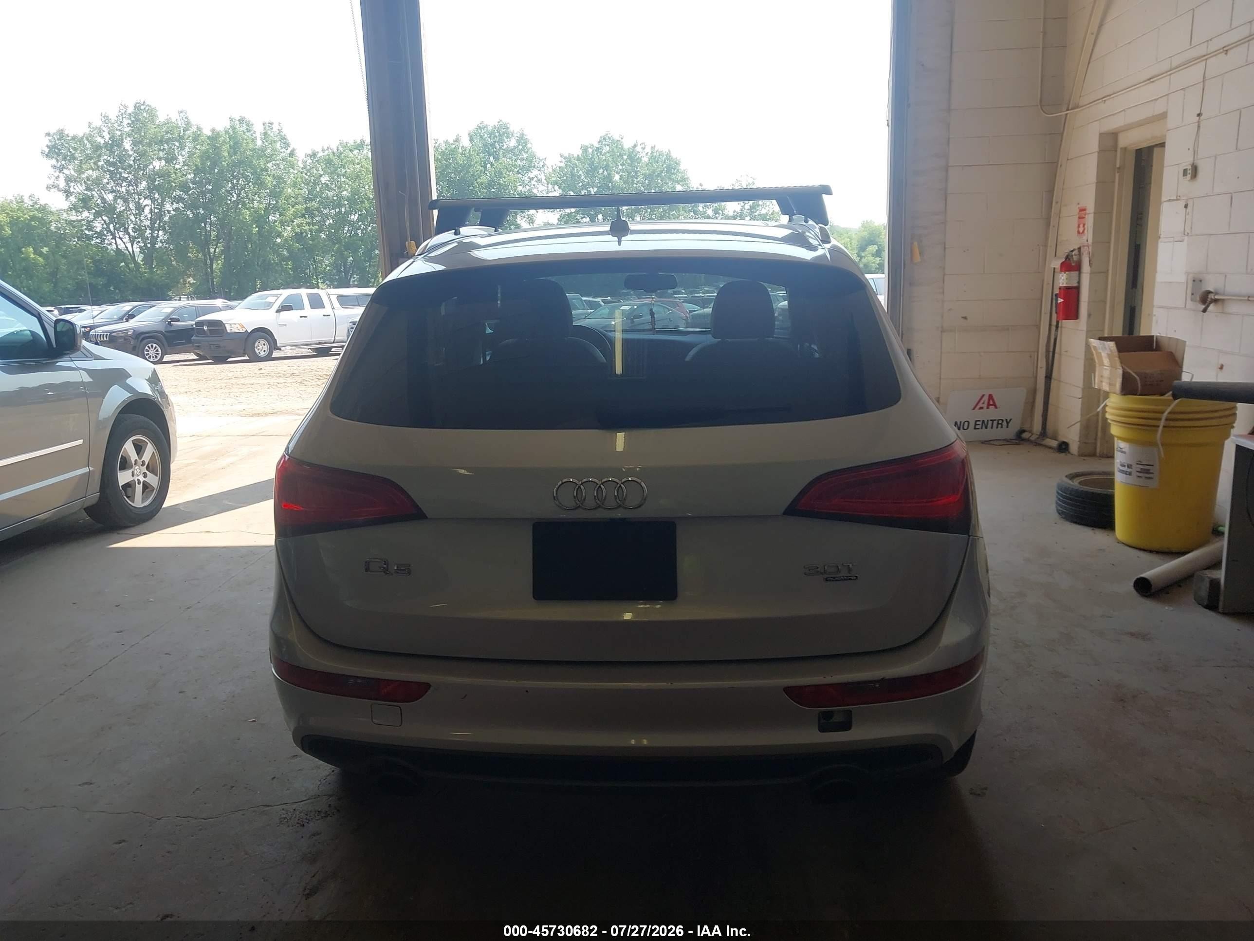 2013 Audi Q5 3.0t Premium Plus Silver vin: WA1DGAFP5DA066478