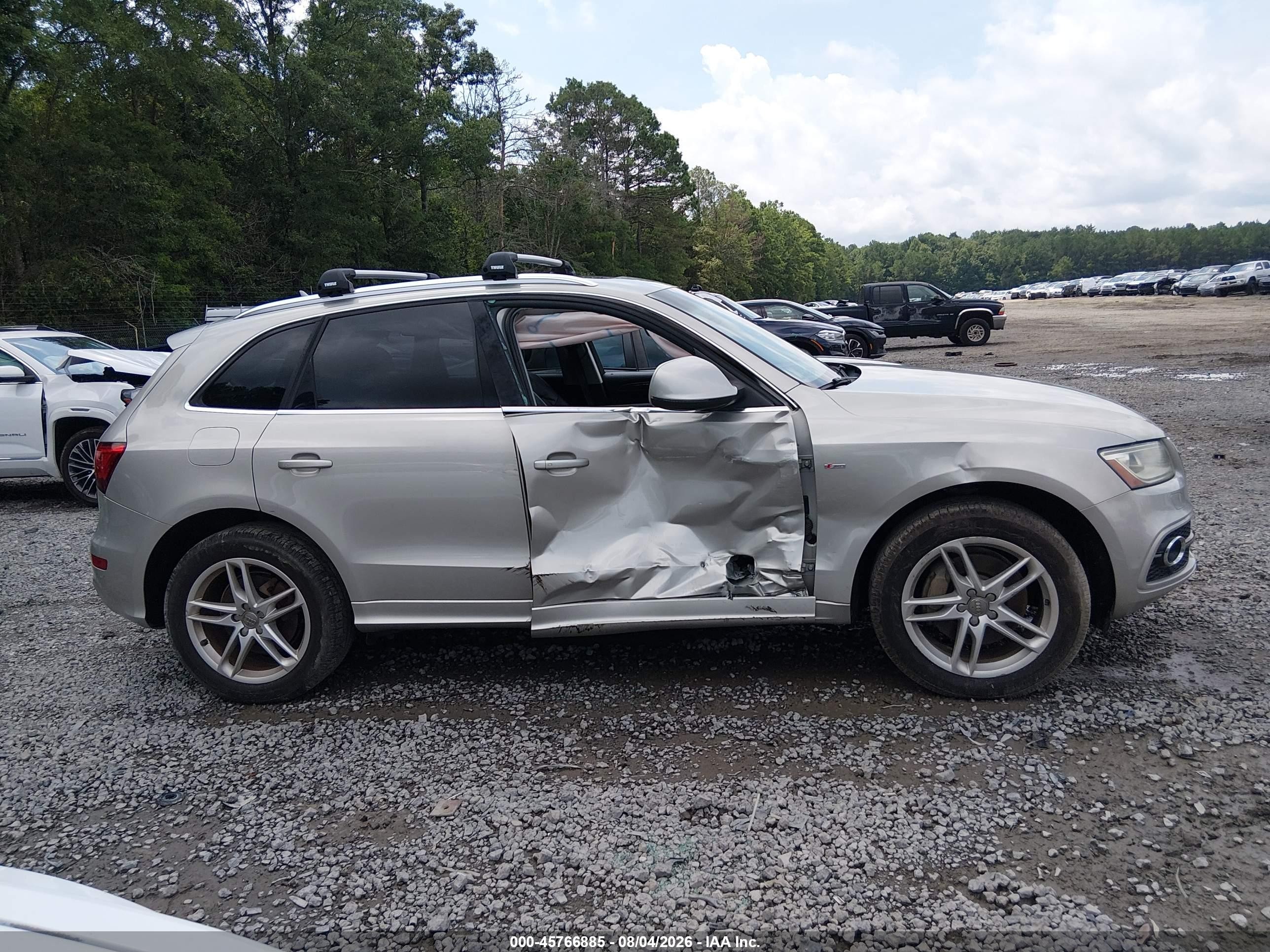 2014 Audi Q5 3.0t Premium Plus Beige vin: WA1DGAFP5EA007531