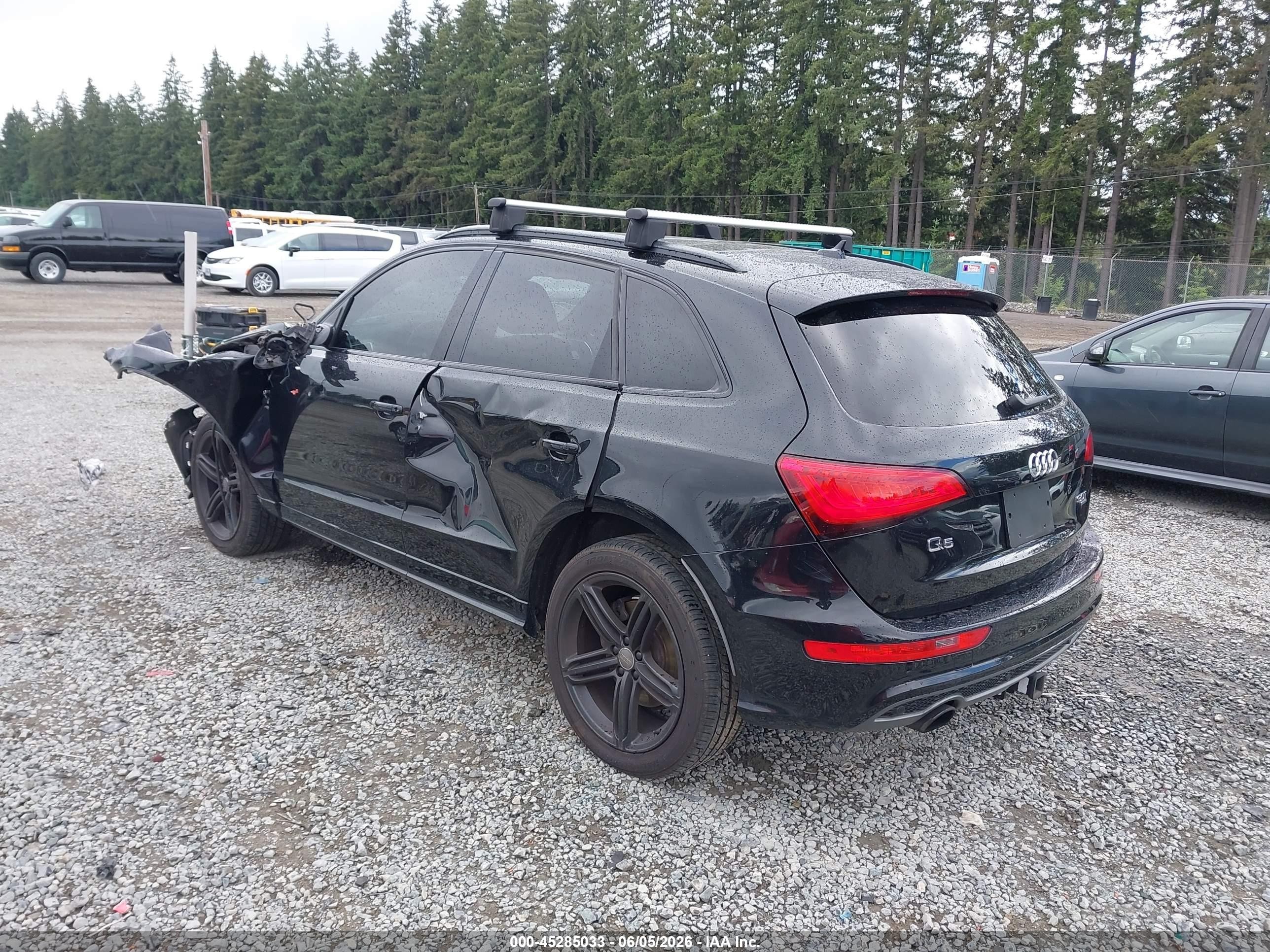 2014 Audi Q5 3.0t Premium Plus Black vin: WA1DGAFP5EA035491