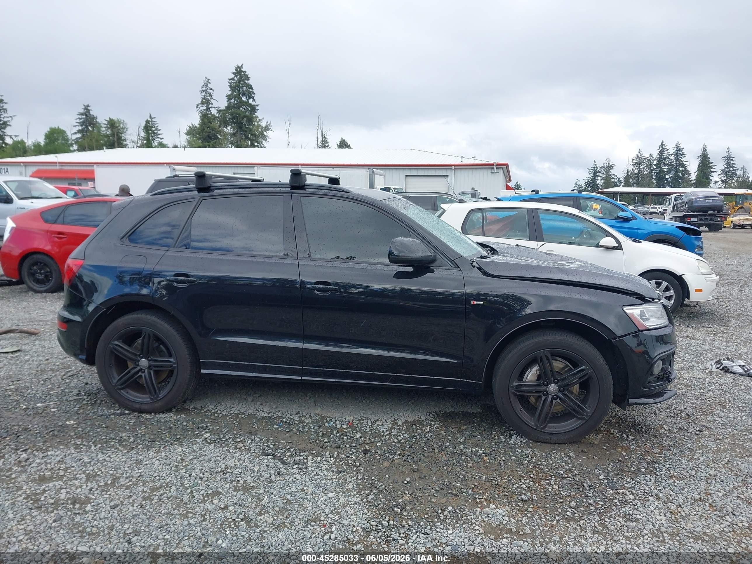 2014 Audi Q5 3.0t Premium Plus Black vin: WA1DGAFP5EA035491