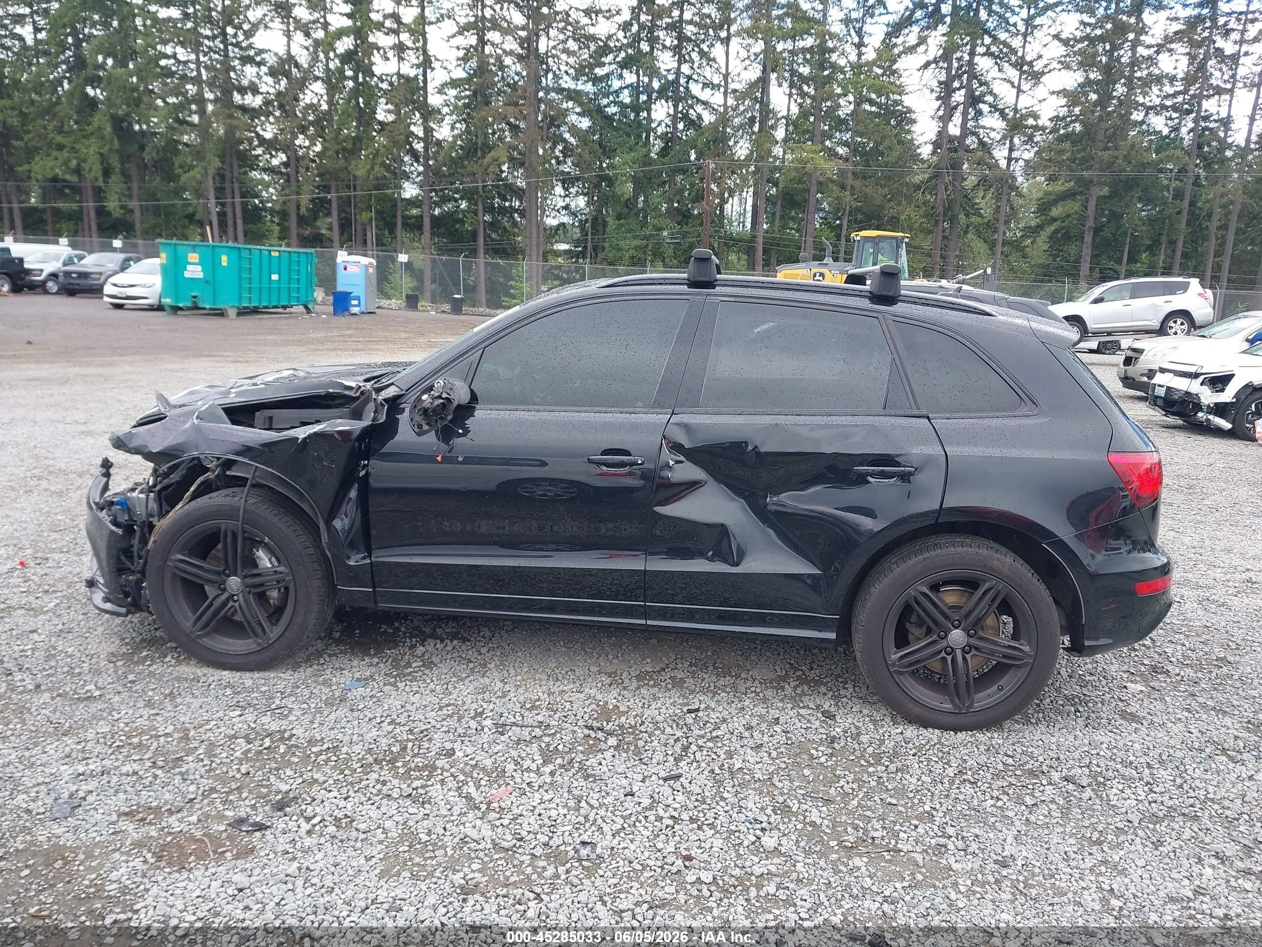 2014 Audi Q5 3.0t Premium Plus Black vin: WA1DGAFP5EA035491
