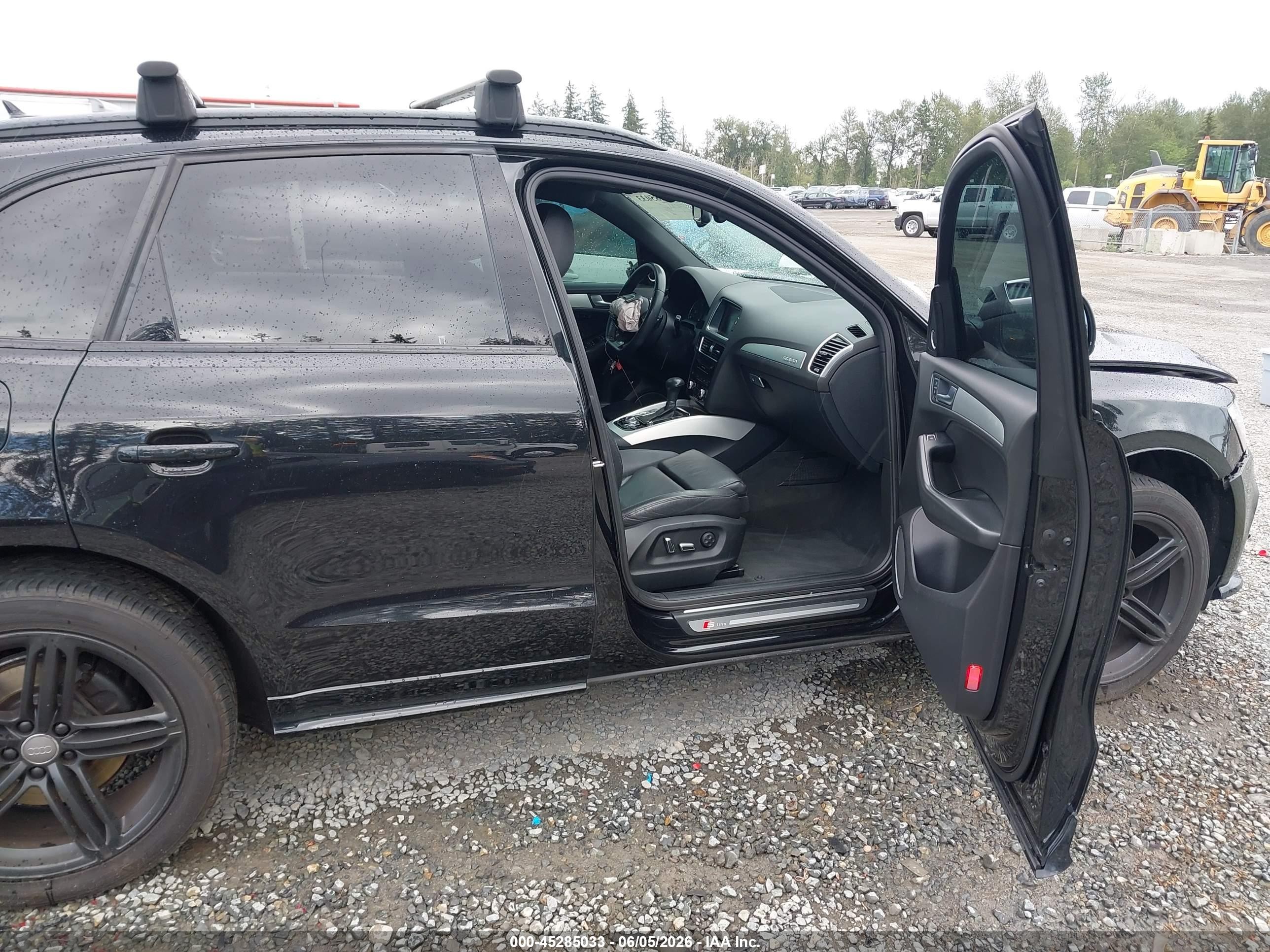 2014 Audi Q5 3.0t Premium Plus Black vin: WA1DGAFP5EA035491