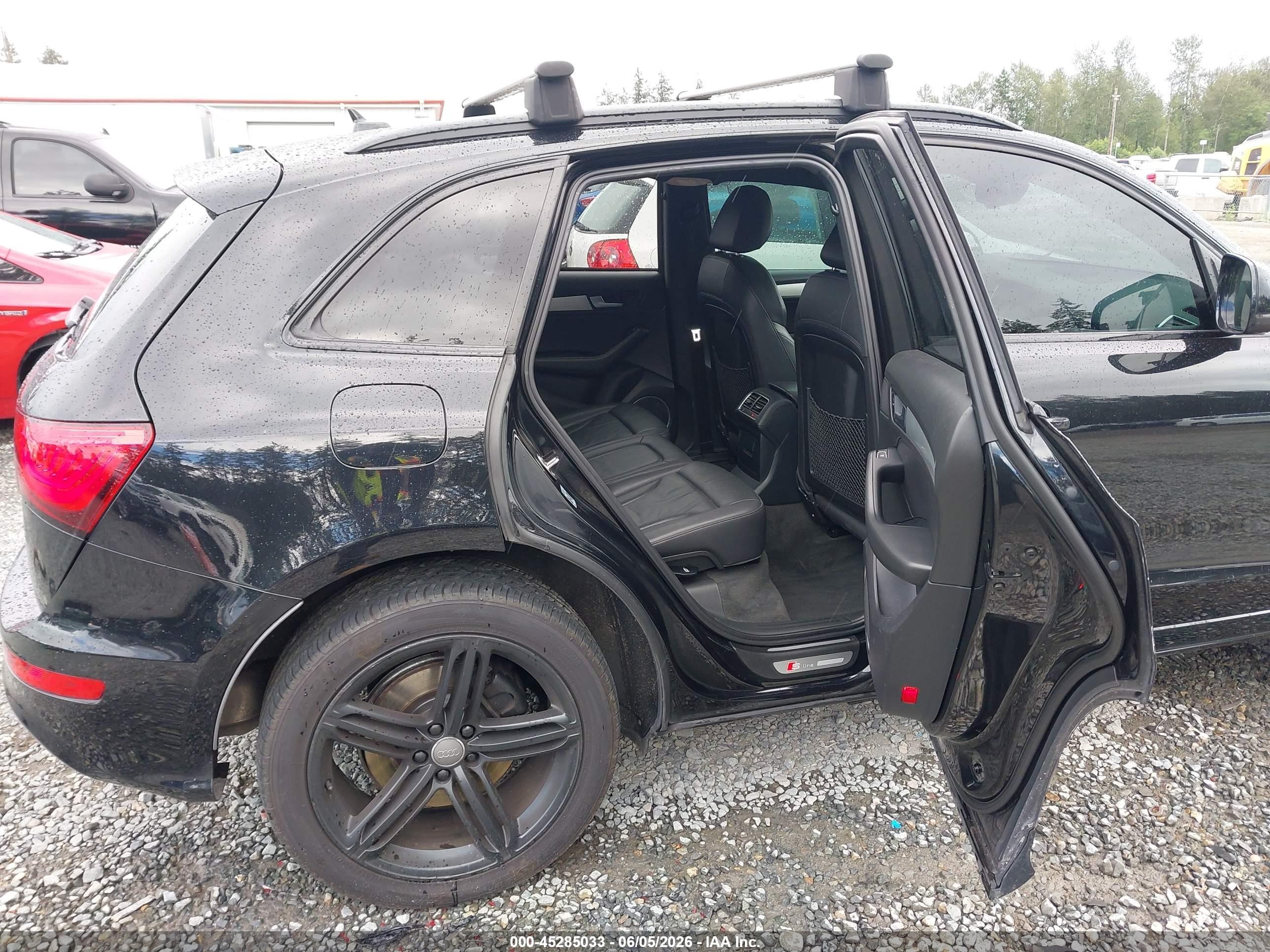2014 Audi Q5 3.0t Premium Plus Black vin: WA1DGAFP5EA035491