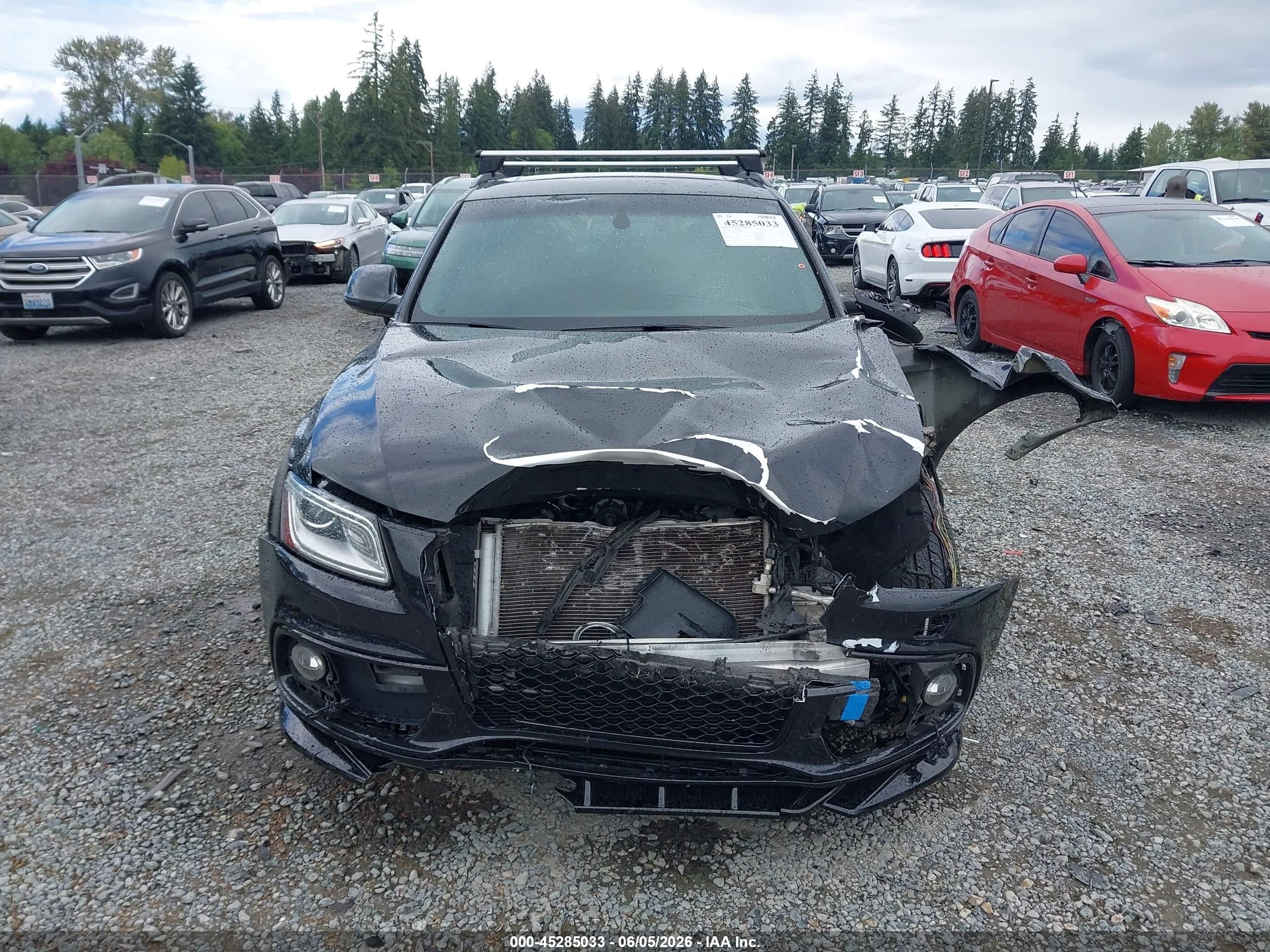 2014 Audi Q5 3.0t Premium Plus Black vin: WA1DGAFP5EA035491