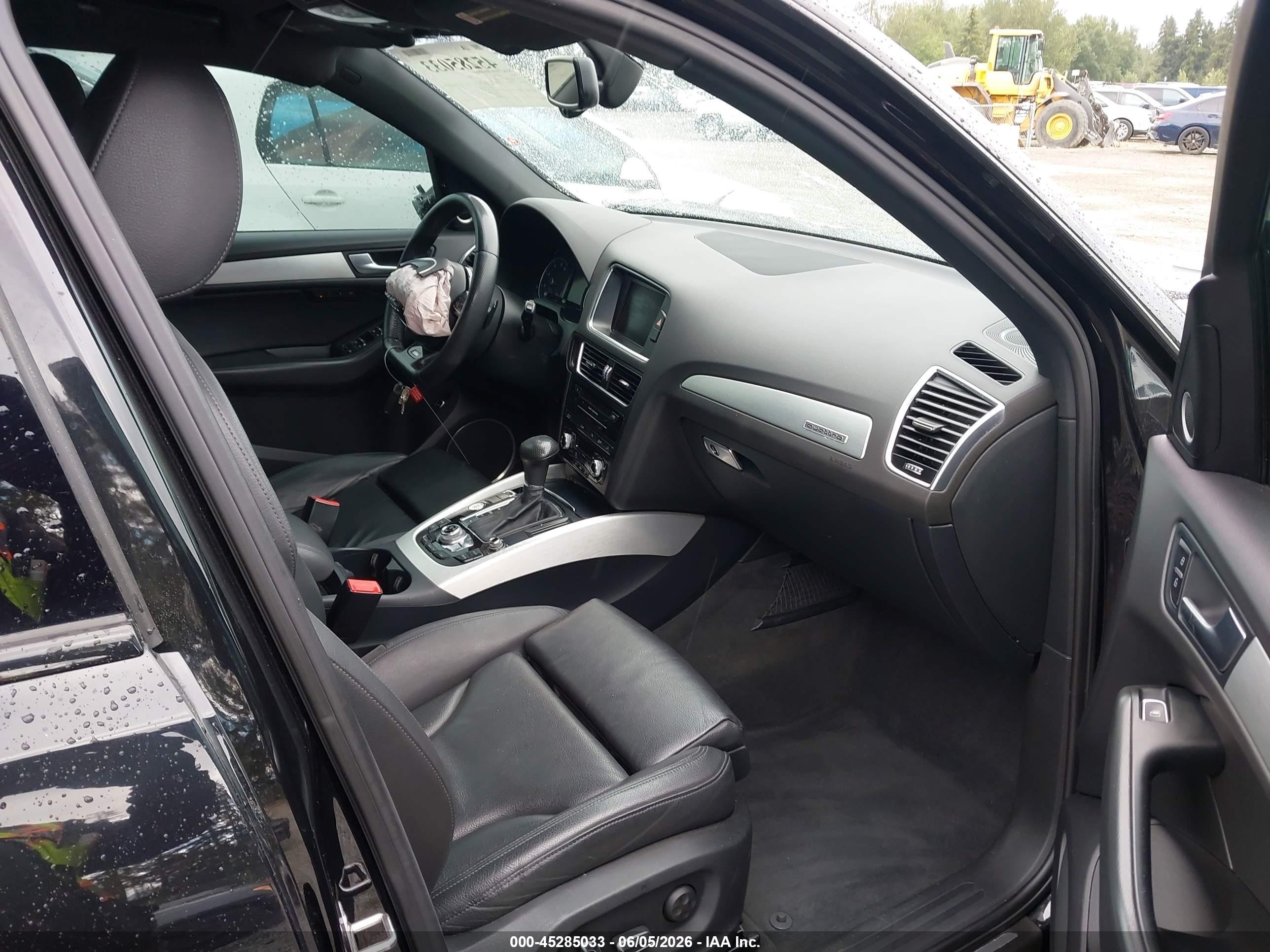 2014 Audi Q5 3.0t Premium Plus Black vin: WA1DGAFP5EA035491