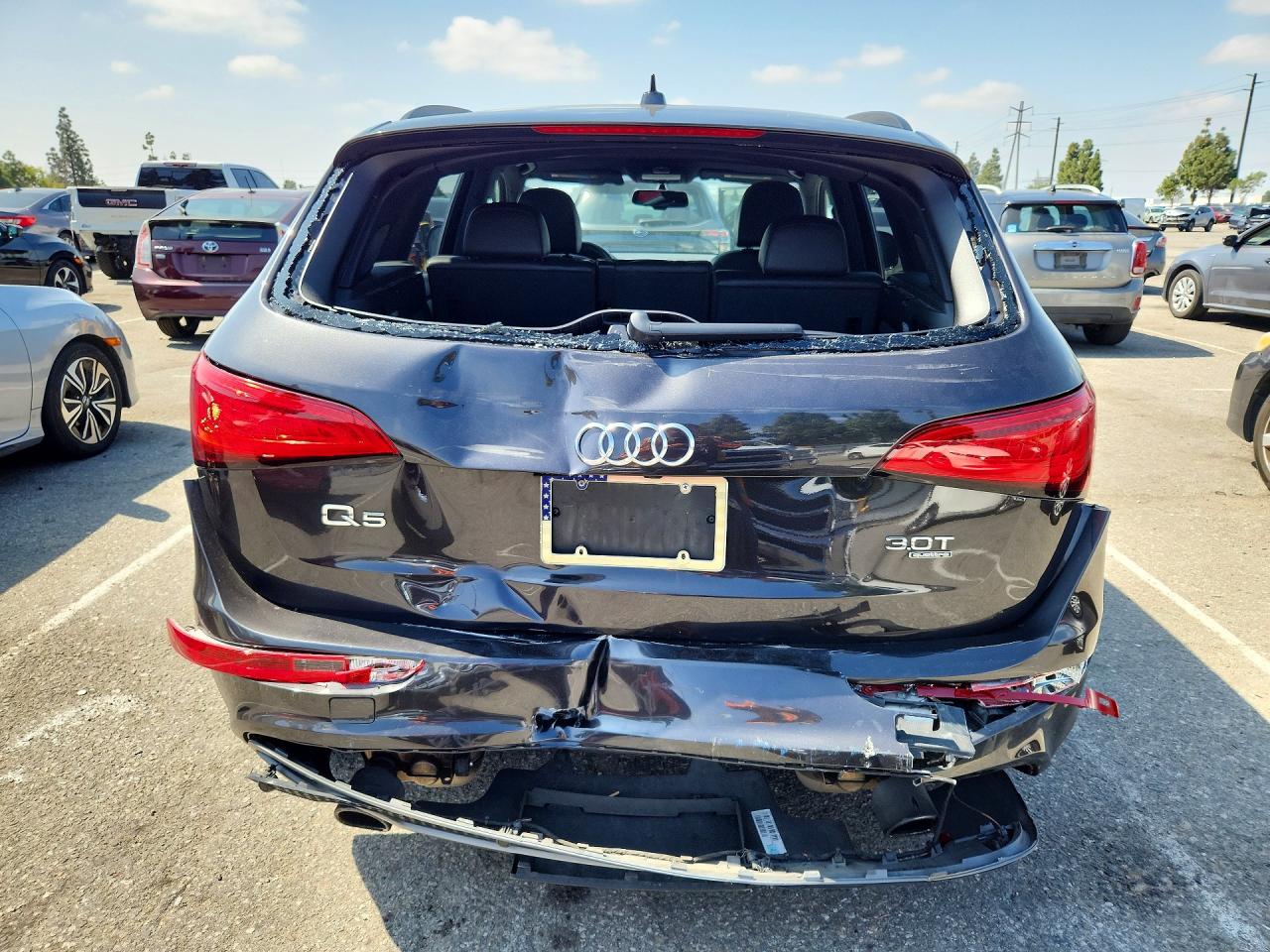 2014 Audi Q5 Premium Plus Gray vin: WA1DGAFP5EA050394