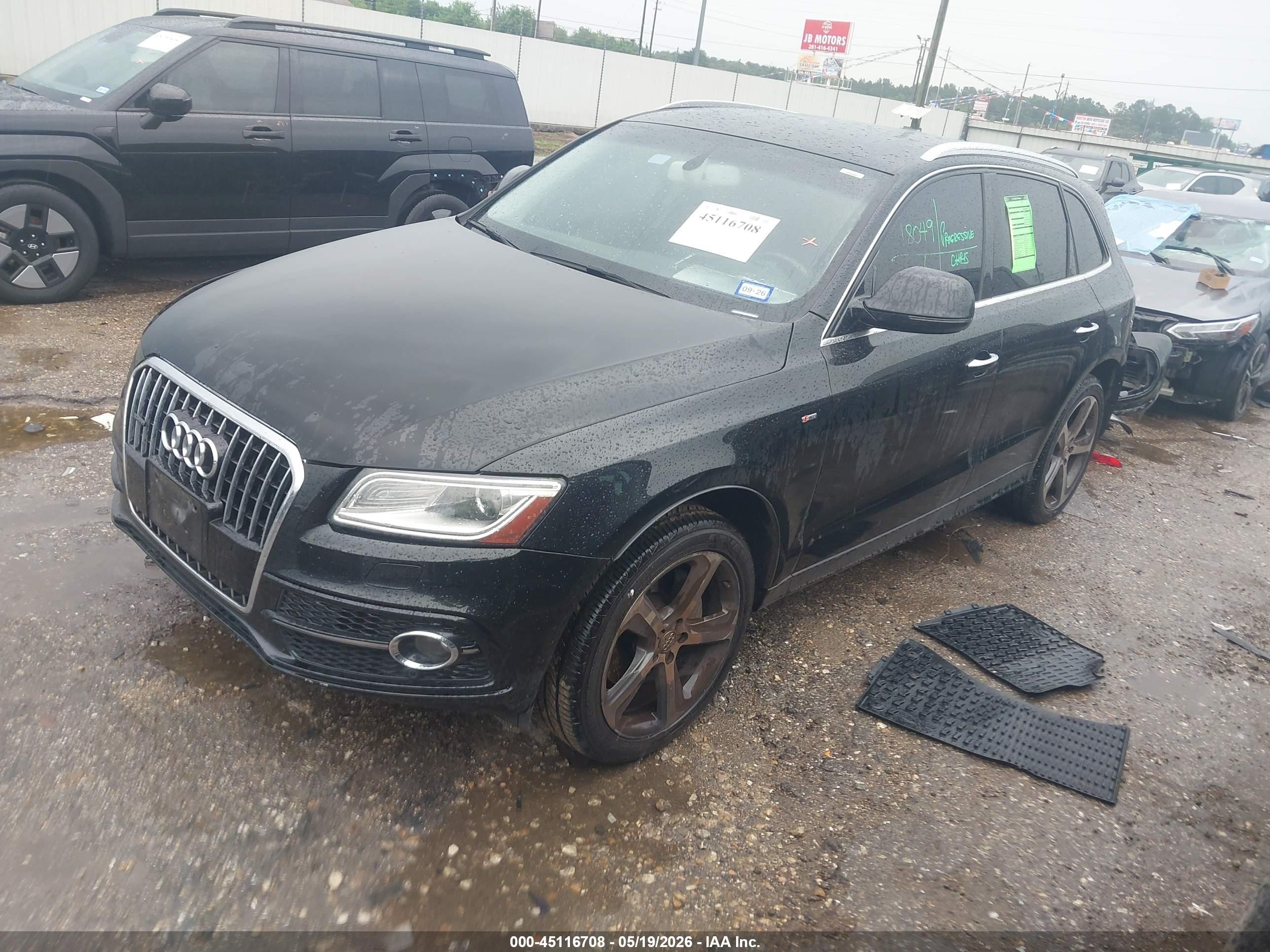 2015 Audi Q5 3.0t Premium Plus Black vin: WA1DGAFP5FA126133