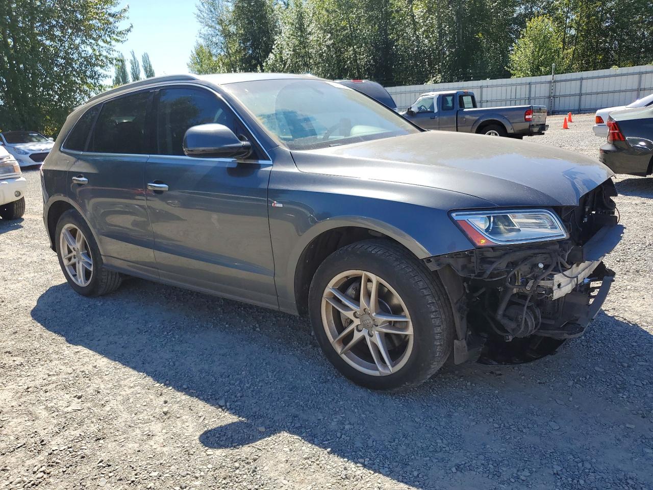 2015 Audi Q5 Premium Plus Gray vin: WA1DGAFP5FA139903
