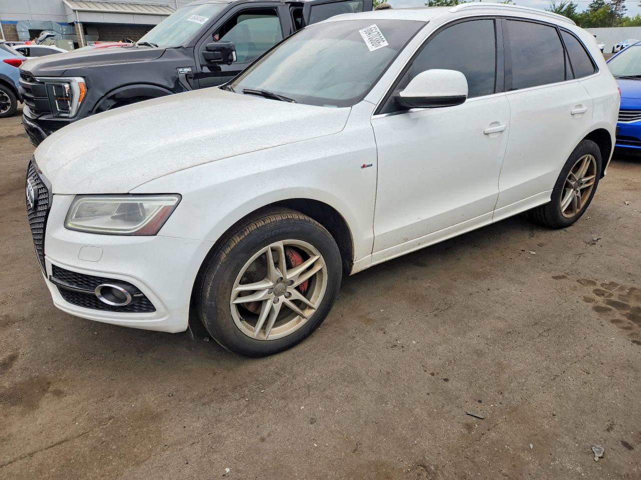 2014 Audi Q5 Premium Plus White vin: WA1DGAFP6EA038206