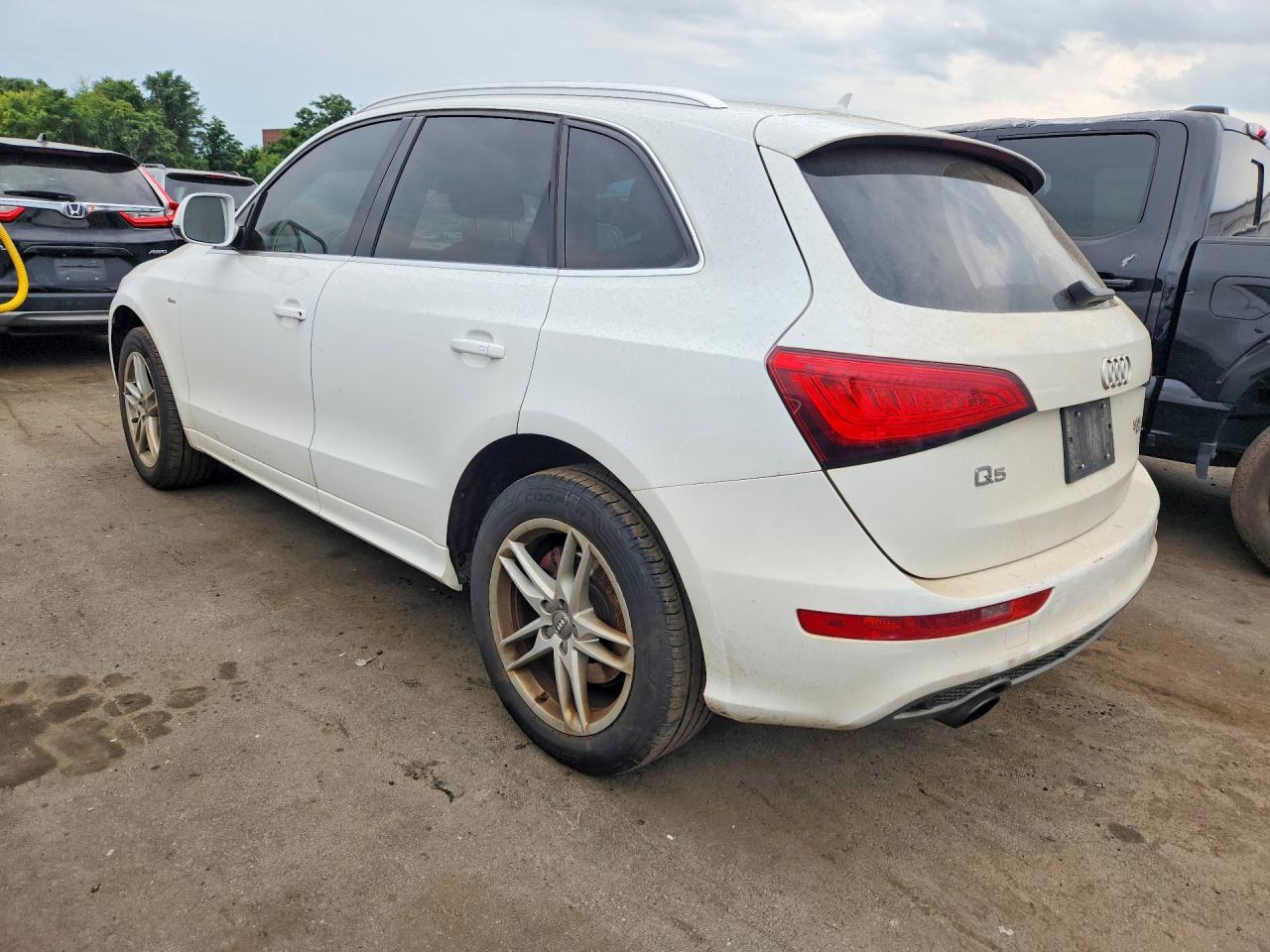2014 Audi Q5 Premium Plus White vin: WA1DGAFP6EA038206