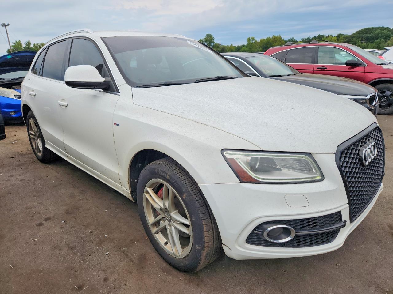 2014 Audi Q5 Premium Plus White vin: WA1DGAFP6EA038206