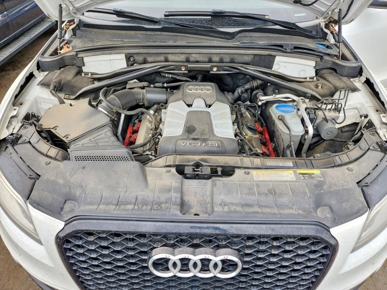 2014 Audi Q5 Premium Plus White vin: WA1DGAFP6EA038206